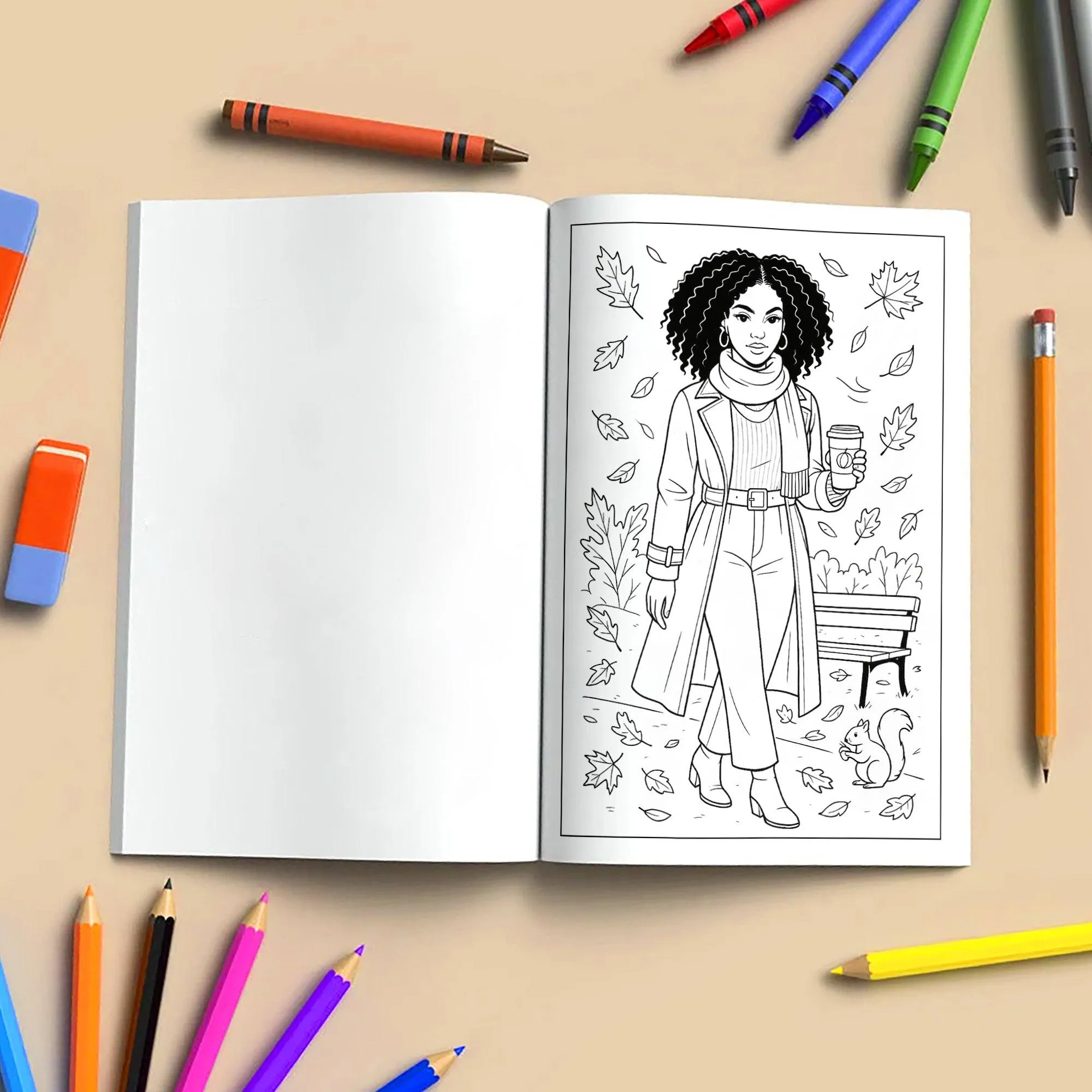 Curly Queen Coloring Pages – 48 Pages – Bold, Empowering, Natural Hair Beauty – For Adults - image 6
