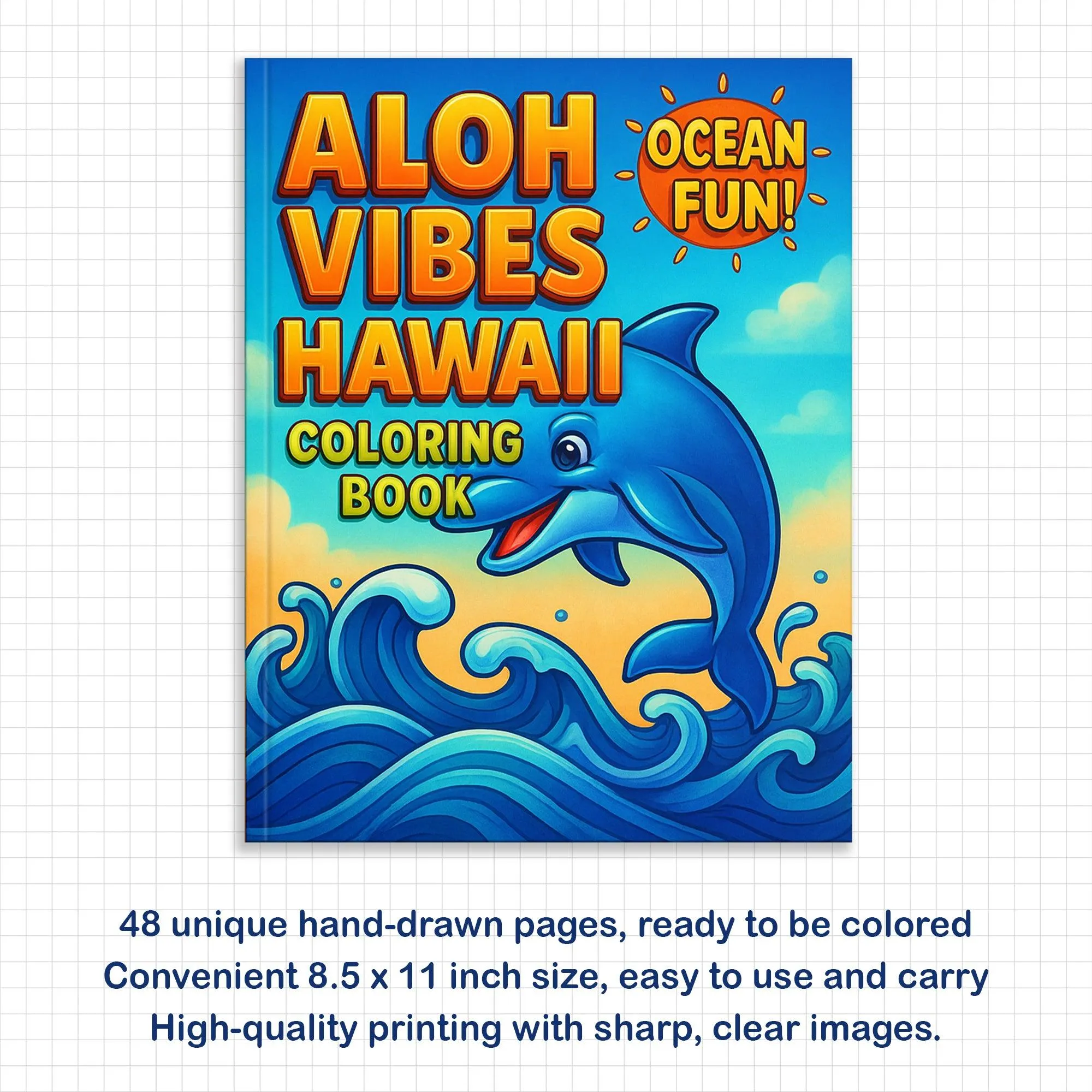 Aloha Vibes Hawaii Coloring Pages – 48 Fun Tropical Scenes for Kids - image 3