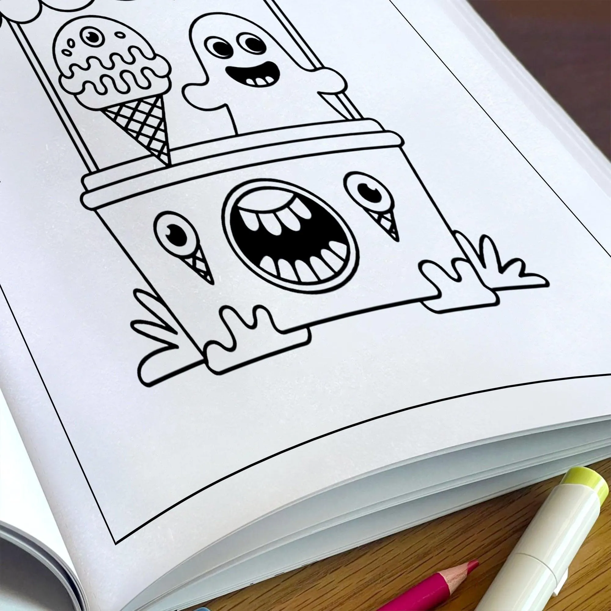 Spooky Tropics Coloring Pages – 48 Haunted Beach & Ghost Designs – For Kids - image 3