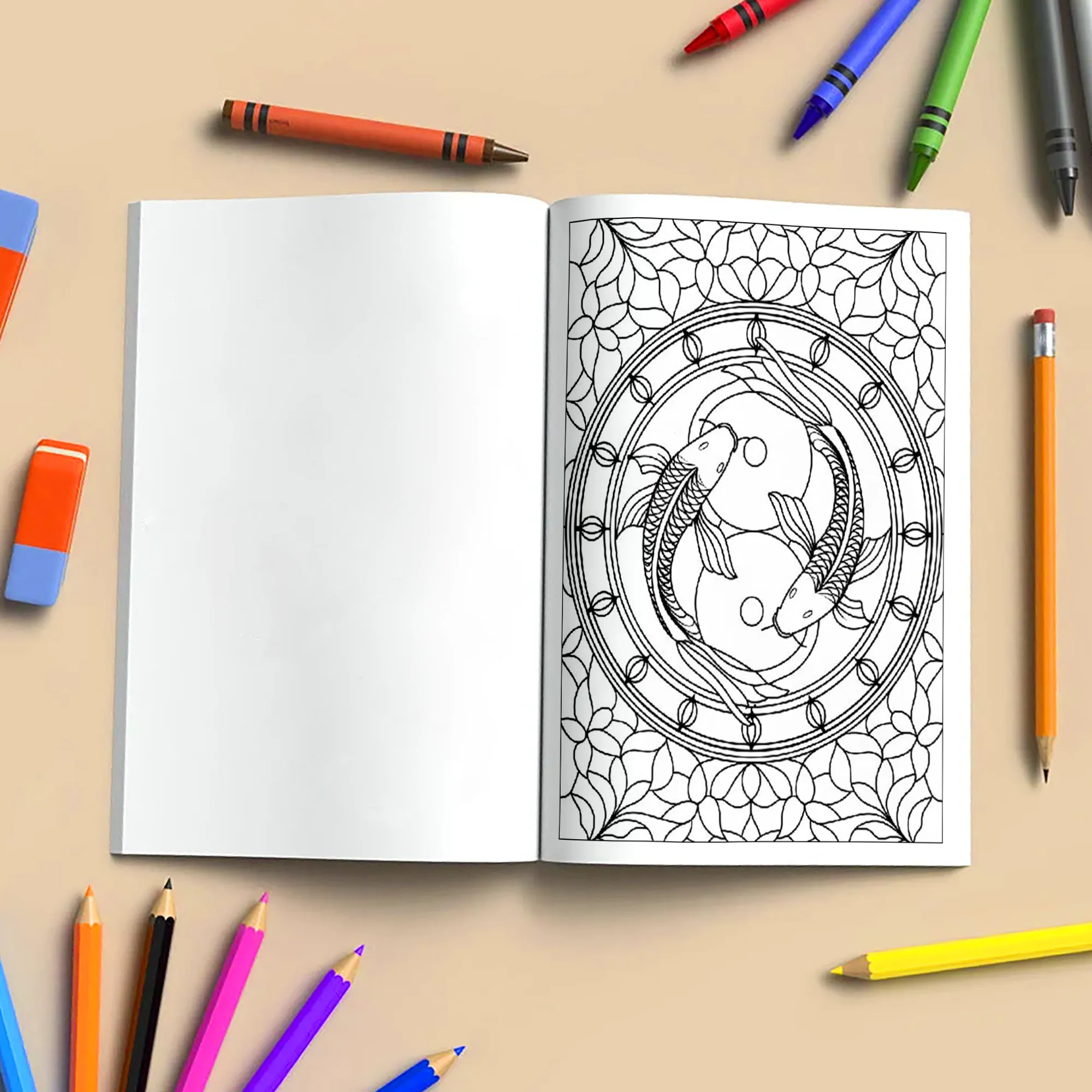 Sacred Window Mandalas – Mandala Coloring Pages – 48 Pages – Bold, Geometric, Stained Glass Style – For Adults - image 4