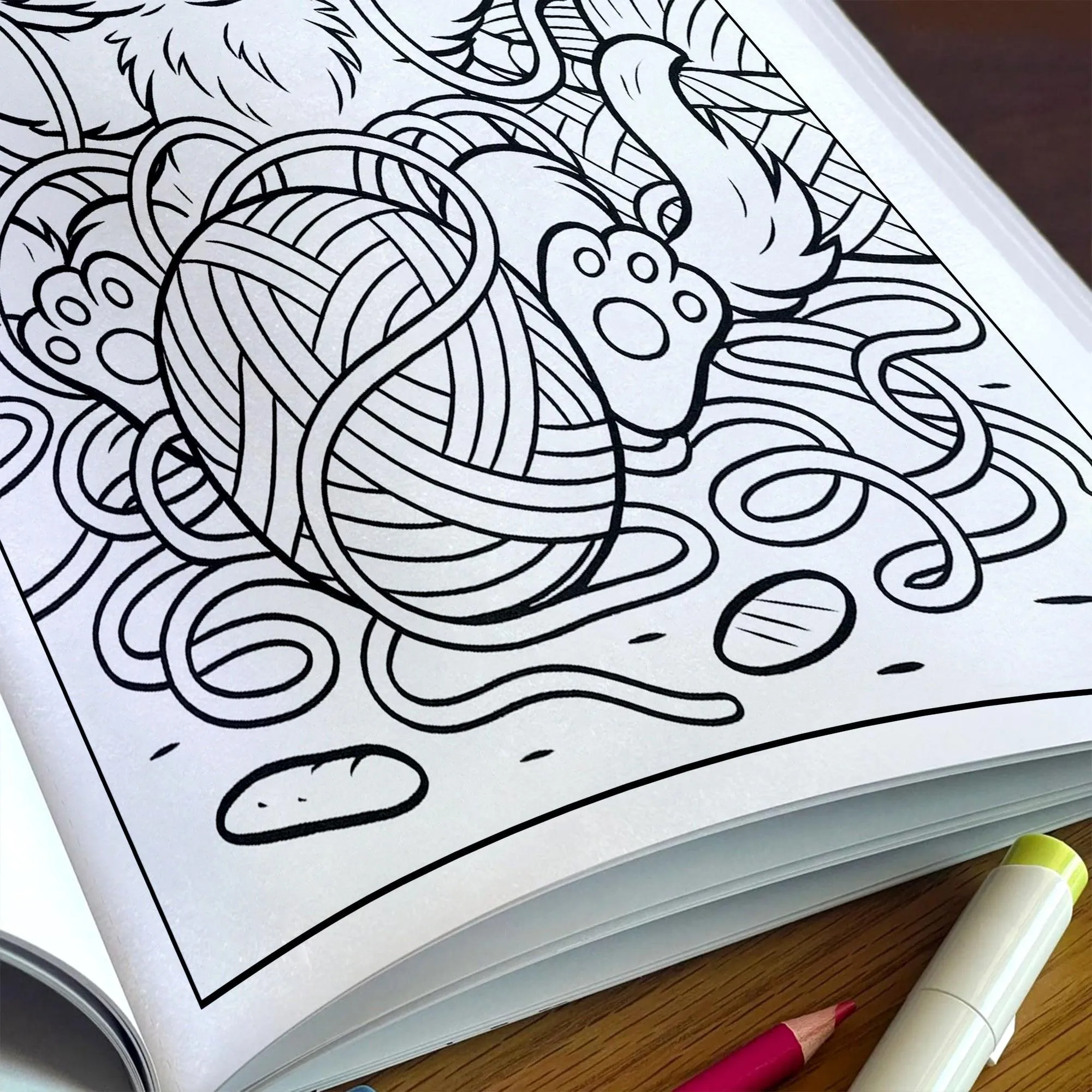 Cat Life - A Funny and Relaxing Coloring Book - image 6