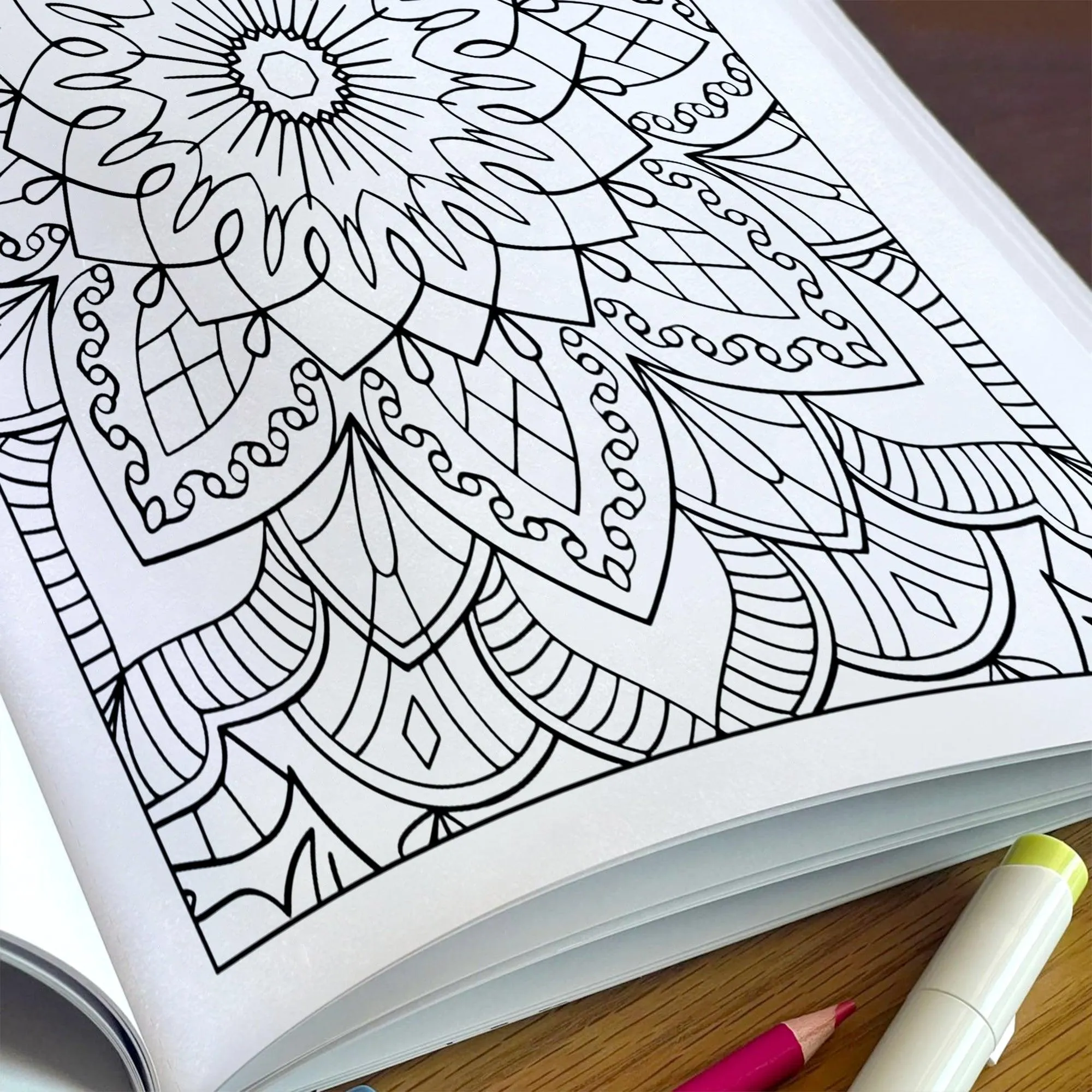 Sacred Bloom Mandalas – Mandala Coloring Pages – 48 Pages – Floral, Detailed, Stress Relief Designs – For Adults - image 5