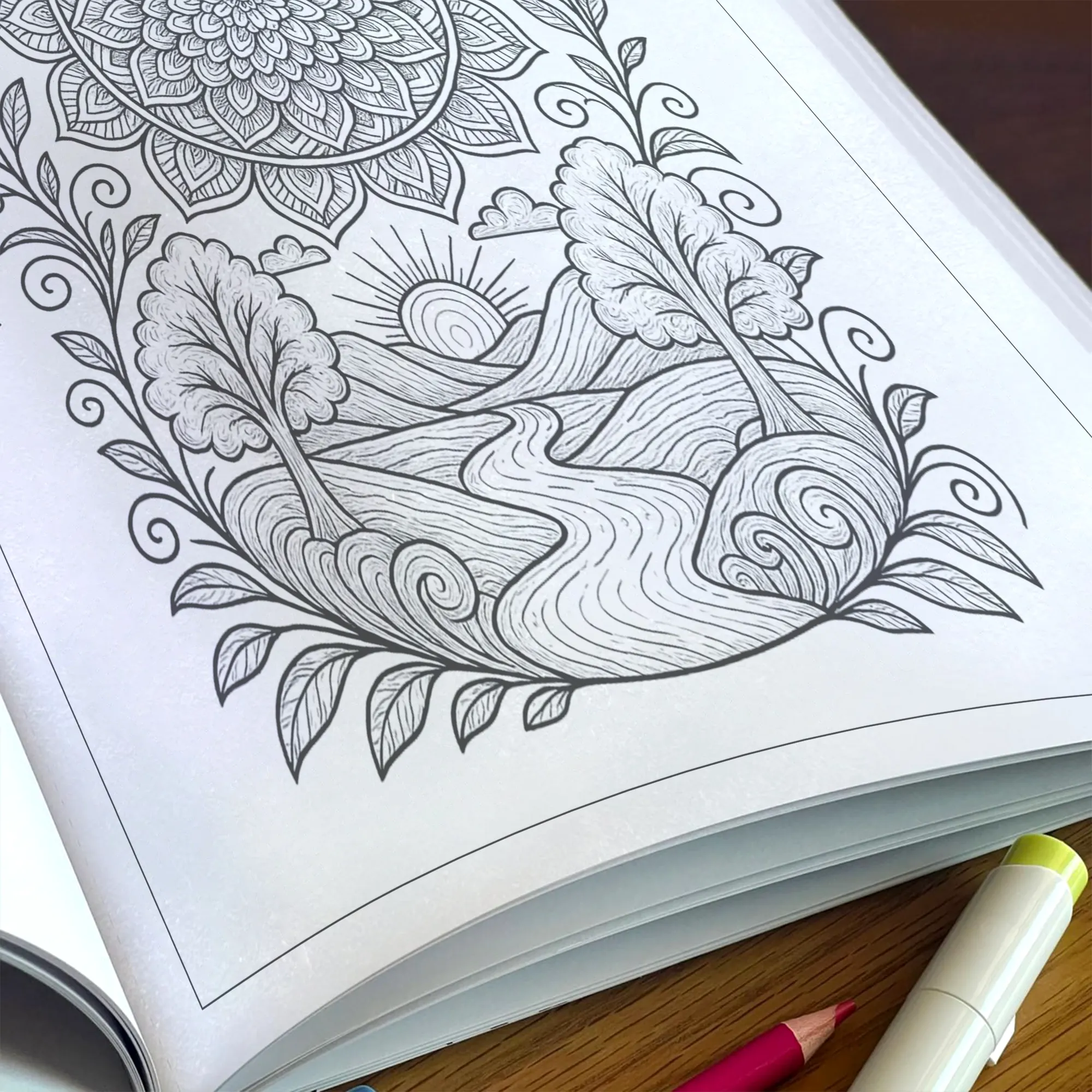 Mandala Coloring Book - Beautiful Circular Patterns for Stress Relief - image 6