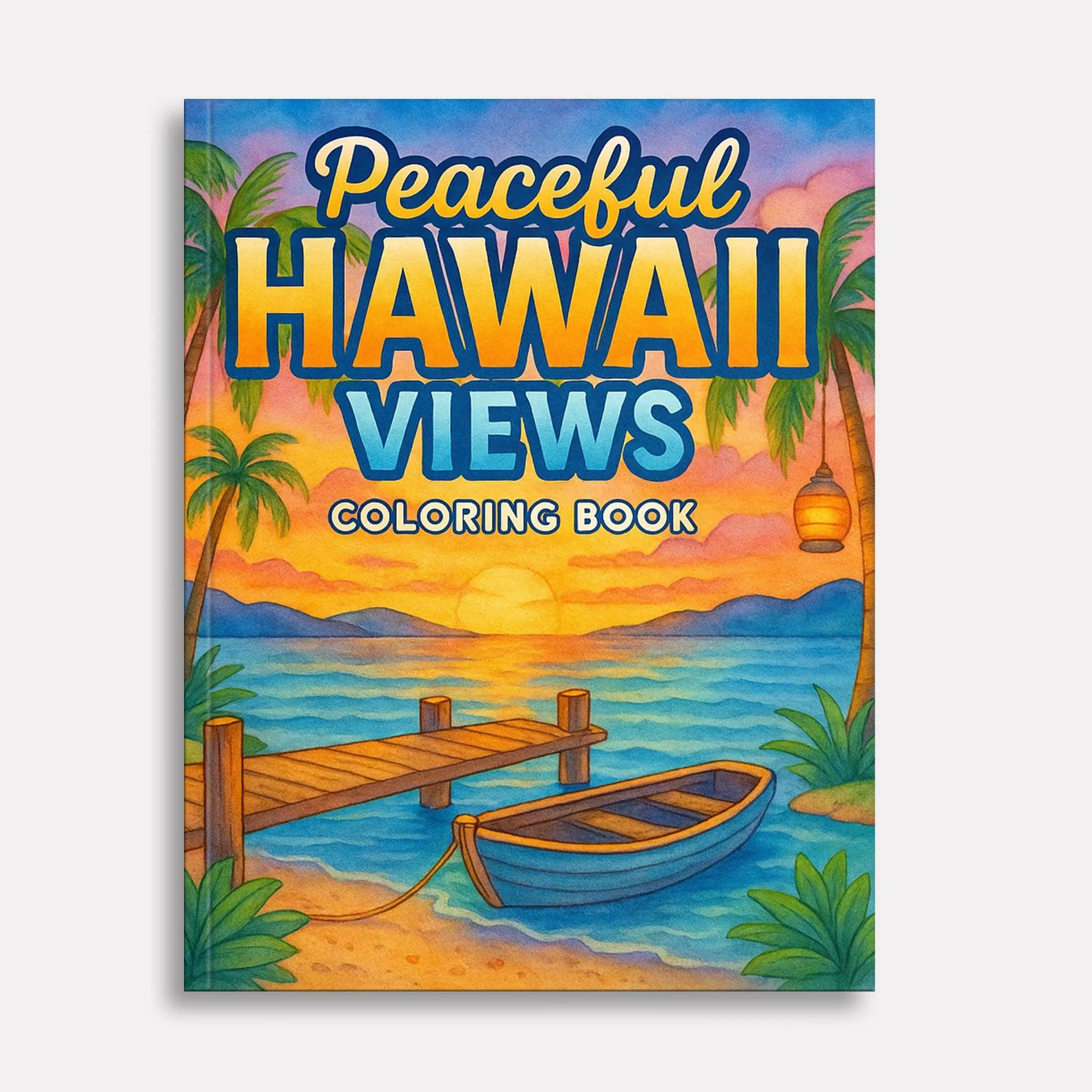 Peaceful Hawaii Views – Hawaii Coloring Pages – 48 Pages – Calming, Scenic, Island Moments – For Adults - image 2