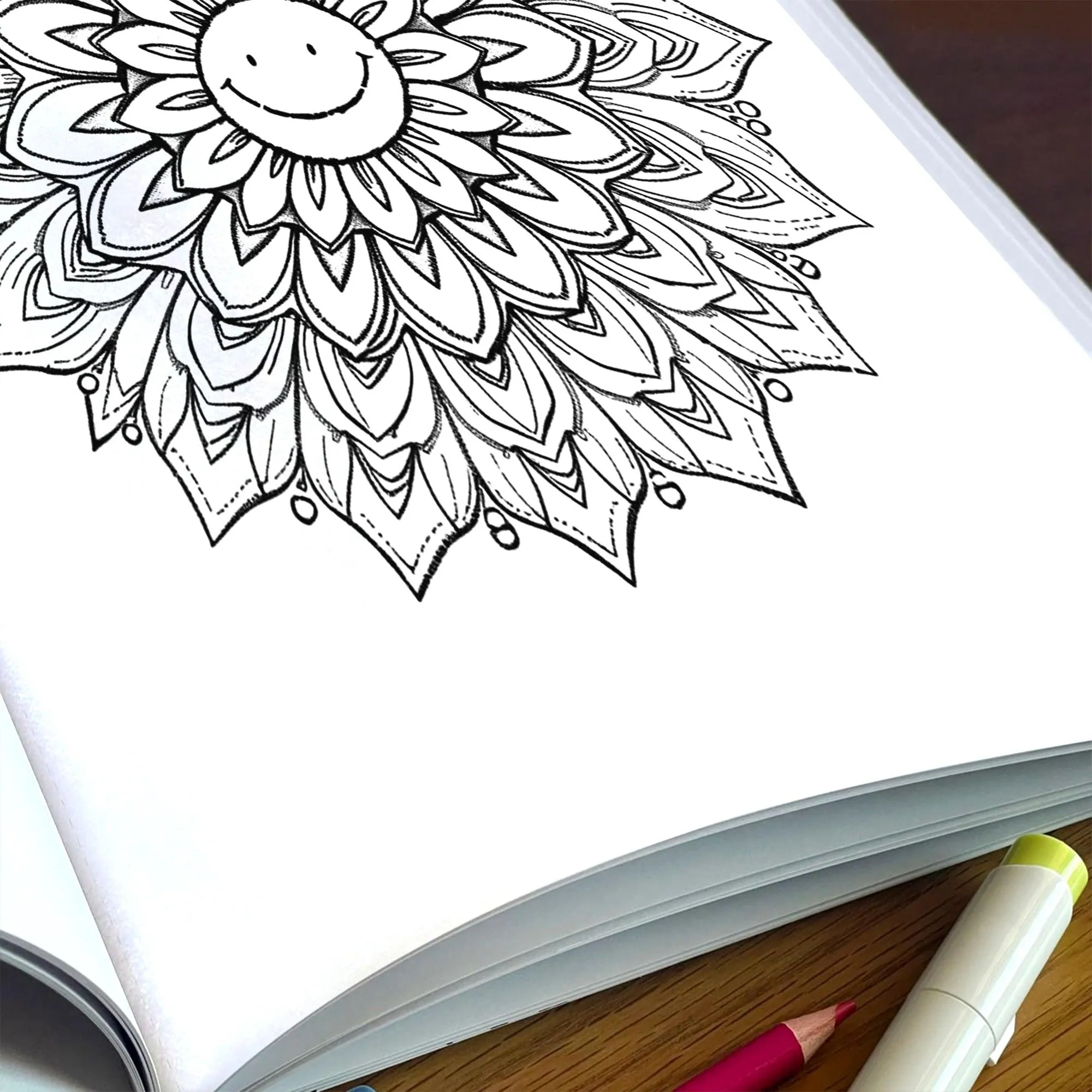 Emotional Mandalas – Mandala Coloring Pages – 48 Pages – Joy, Calm, Gratitude & Reflective Patterns – For Adults - image 5