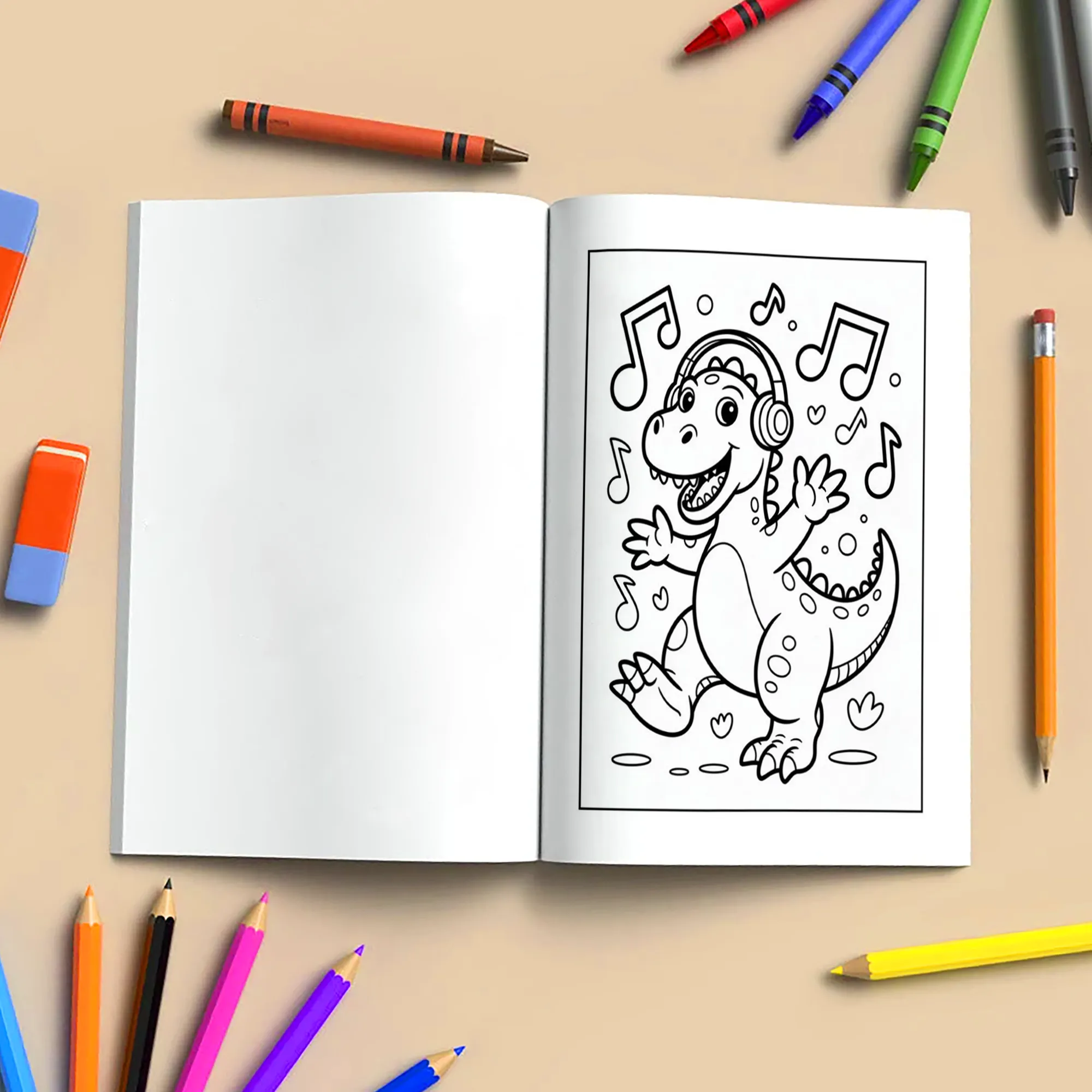 Little Roarers Coloring Pages – 48 Adorable Dinosaurs with Big Attitude – For Kids - image 4