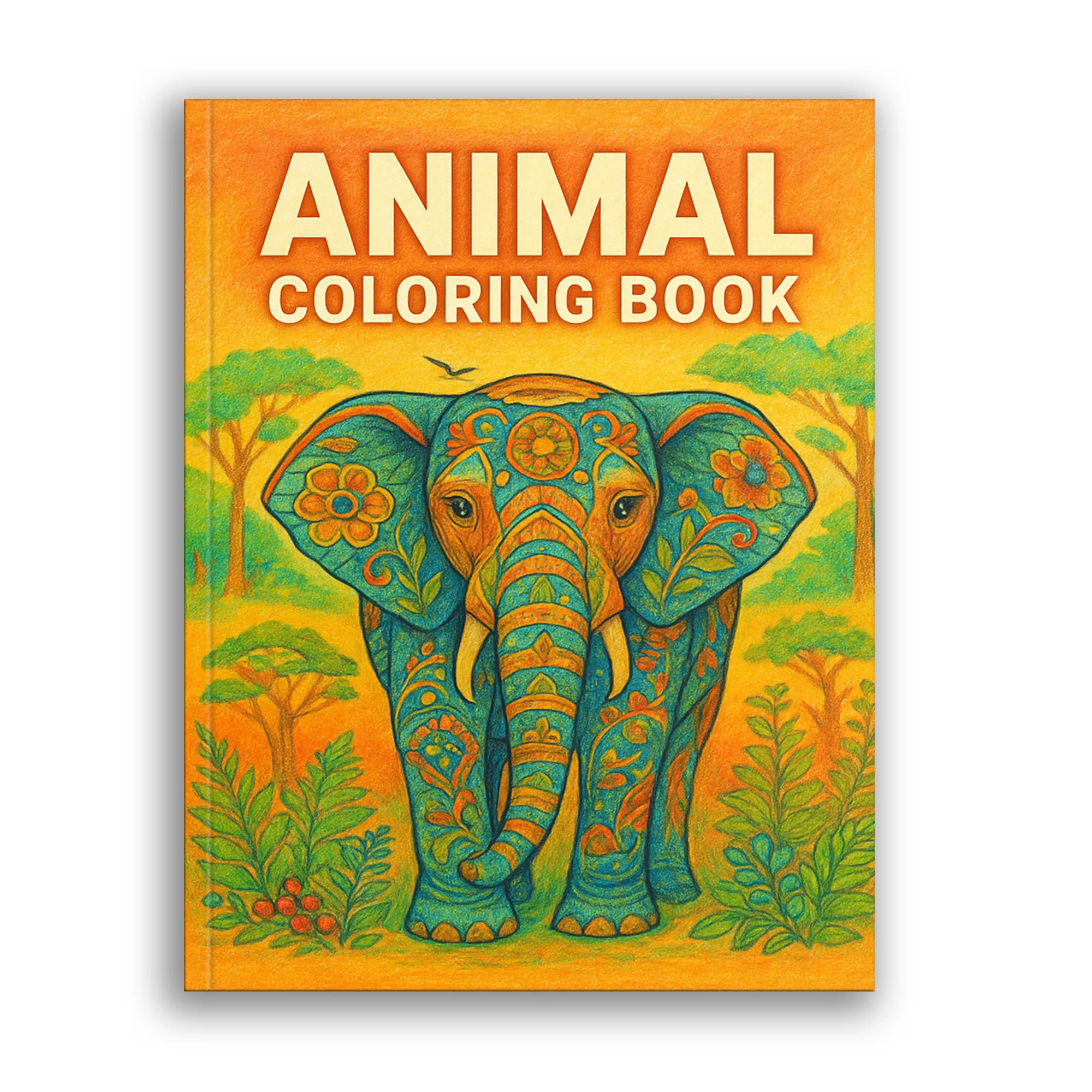 Animal Coloring Book - Coloring Fun with Rhinos, Monkeys, Lions & More
