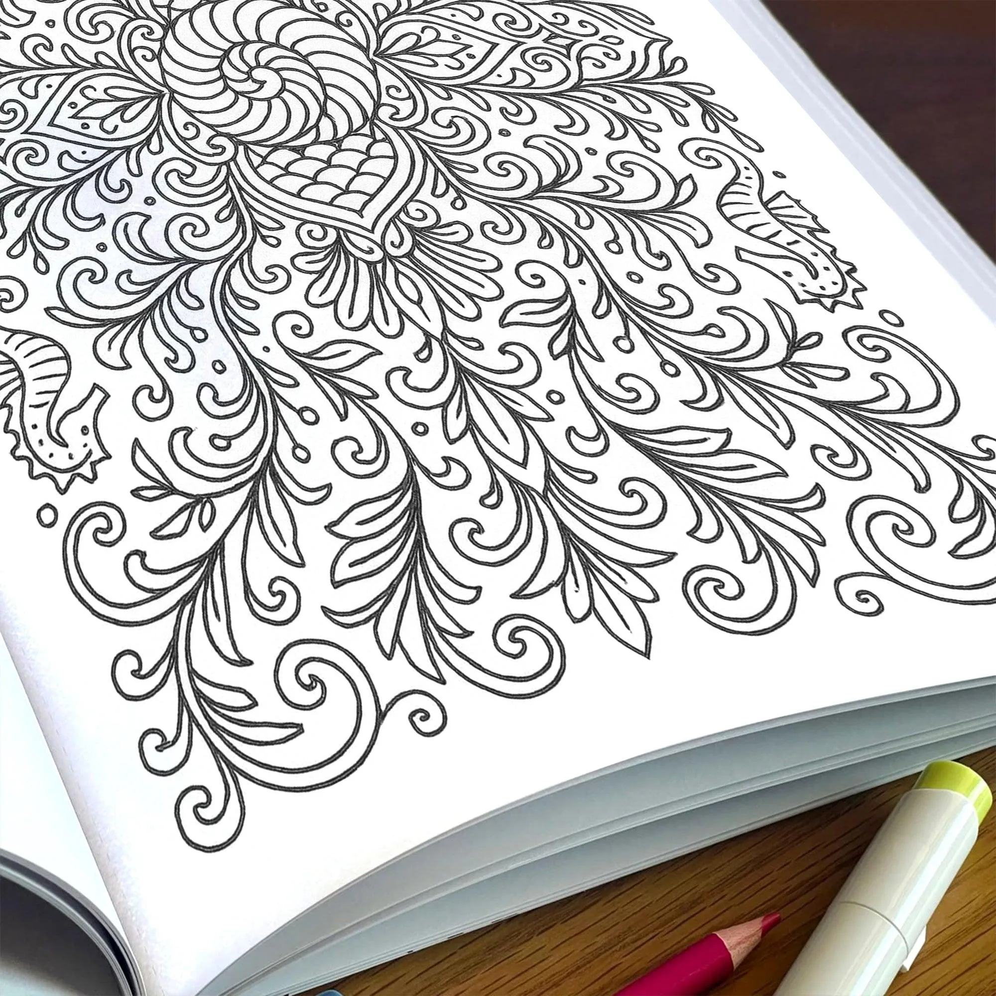 Mandala Realms Coloring Pages – 48 Unique Botanical, Marine, and Lace-Inspired Designs for Adults - image 6