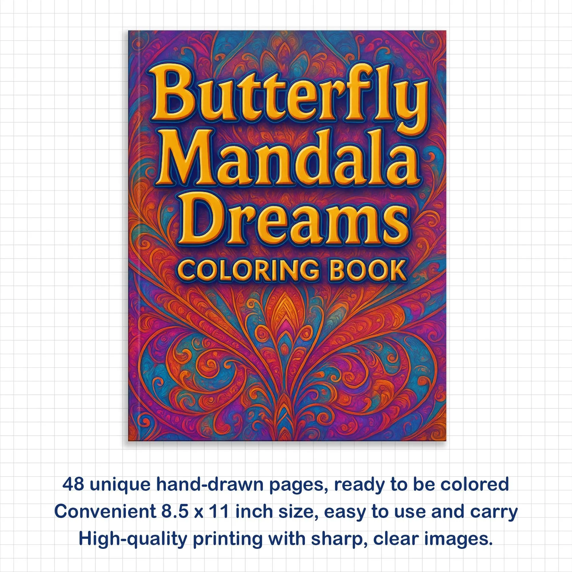 Butterfly Mandala Dreams Coloring Pages – 48 Elegant Nature-Inspired Designs for Adults - image 3