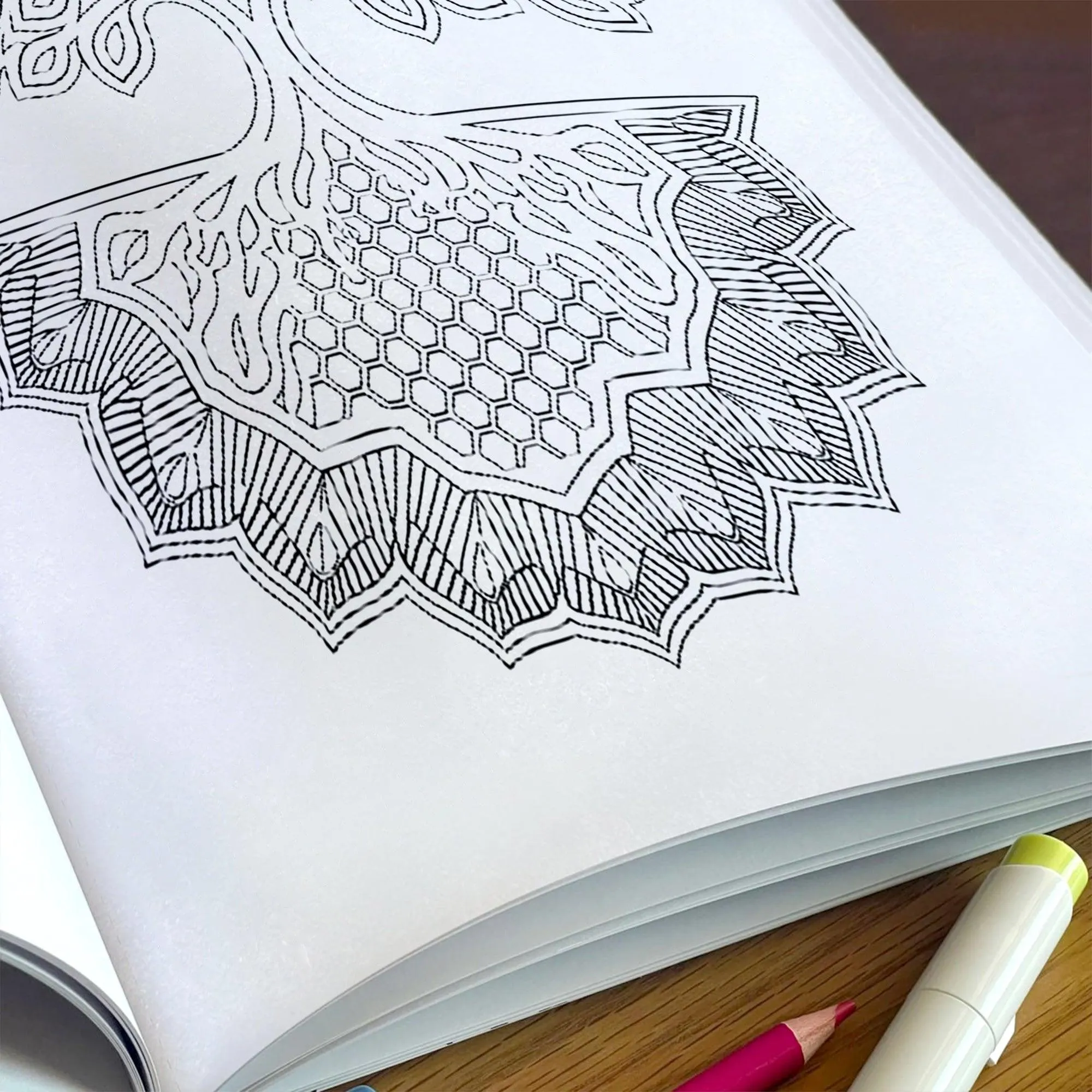 Roots of Harmony Coloring Pages – 48 Pages – Tree Mandalas and Sacred Patterns for Adults - image 5