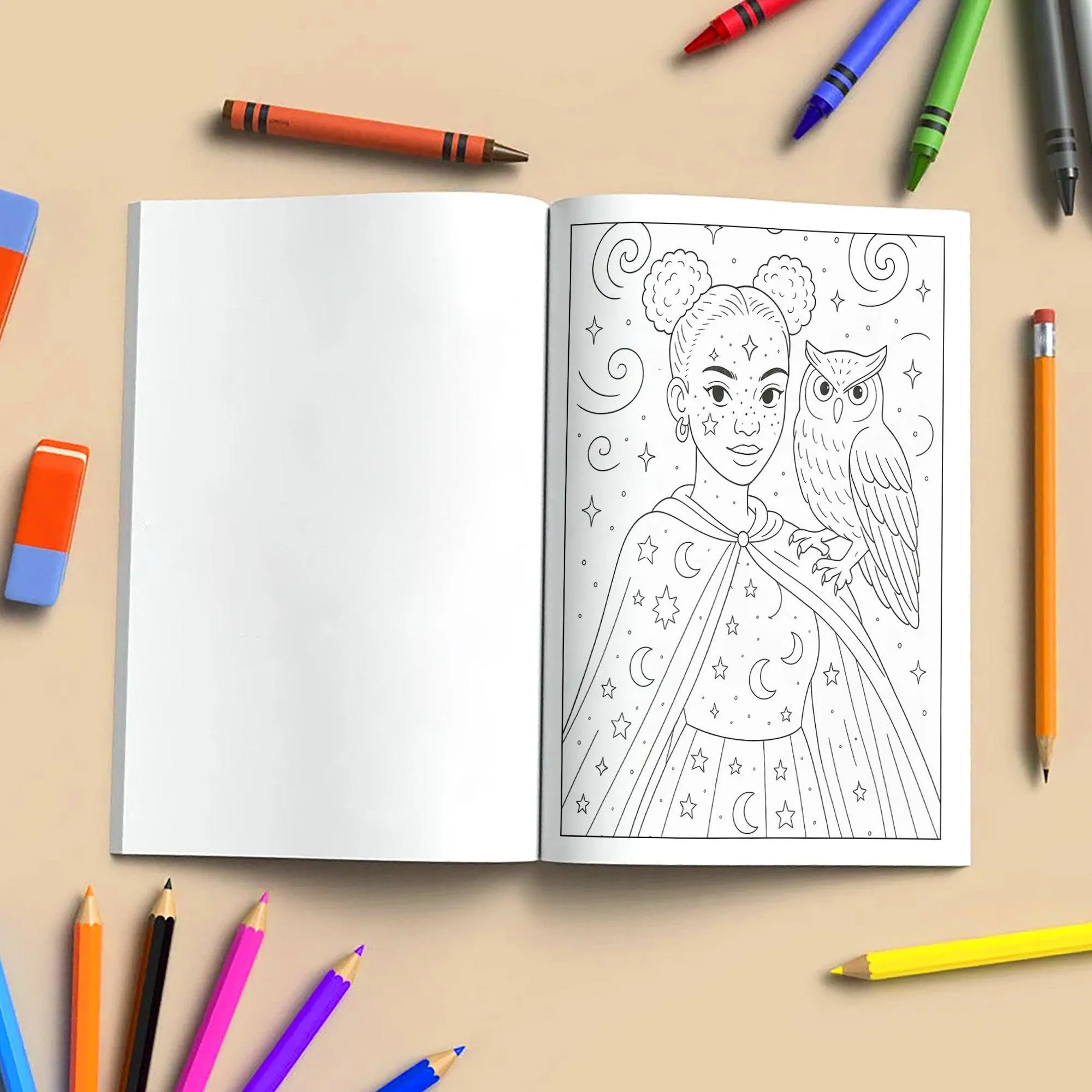 Afrofuturistic Queens Coloring Pages – 48 Pages – Futuristic, Powerful, Black Girl Magic – For Adults - image 6