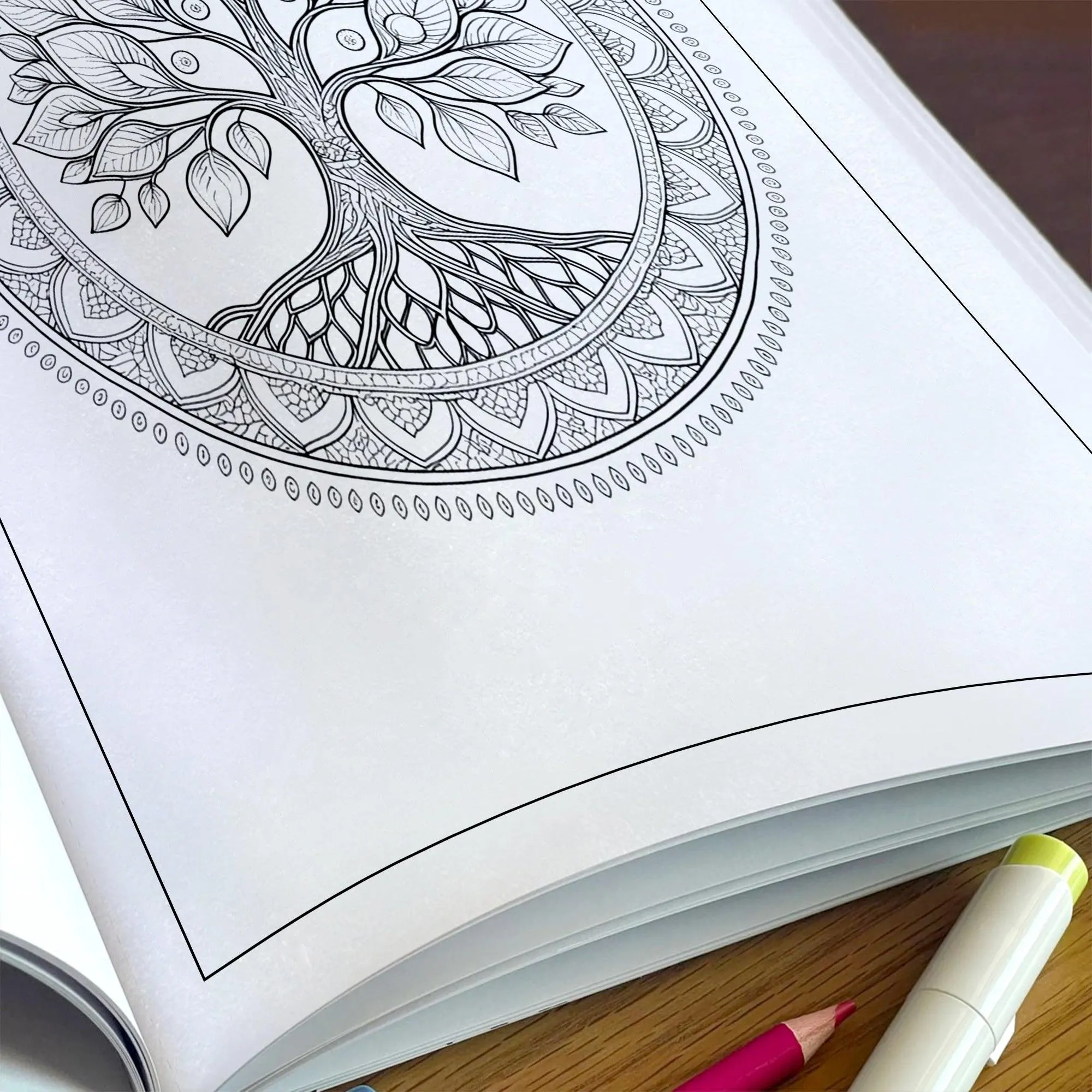 Mandala Forest – Tree Mandala Coloring Pages – 48 Pages – Detailed, Spiritual, Symmetrical Patterns – For Adults - image 5