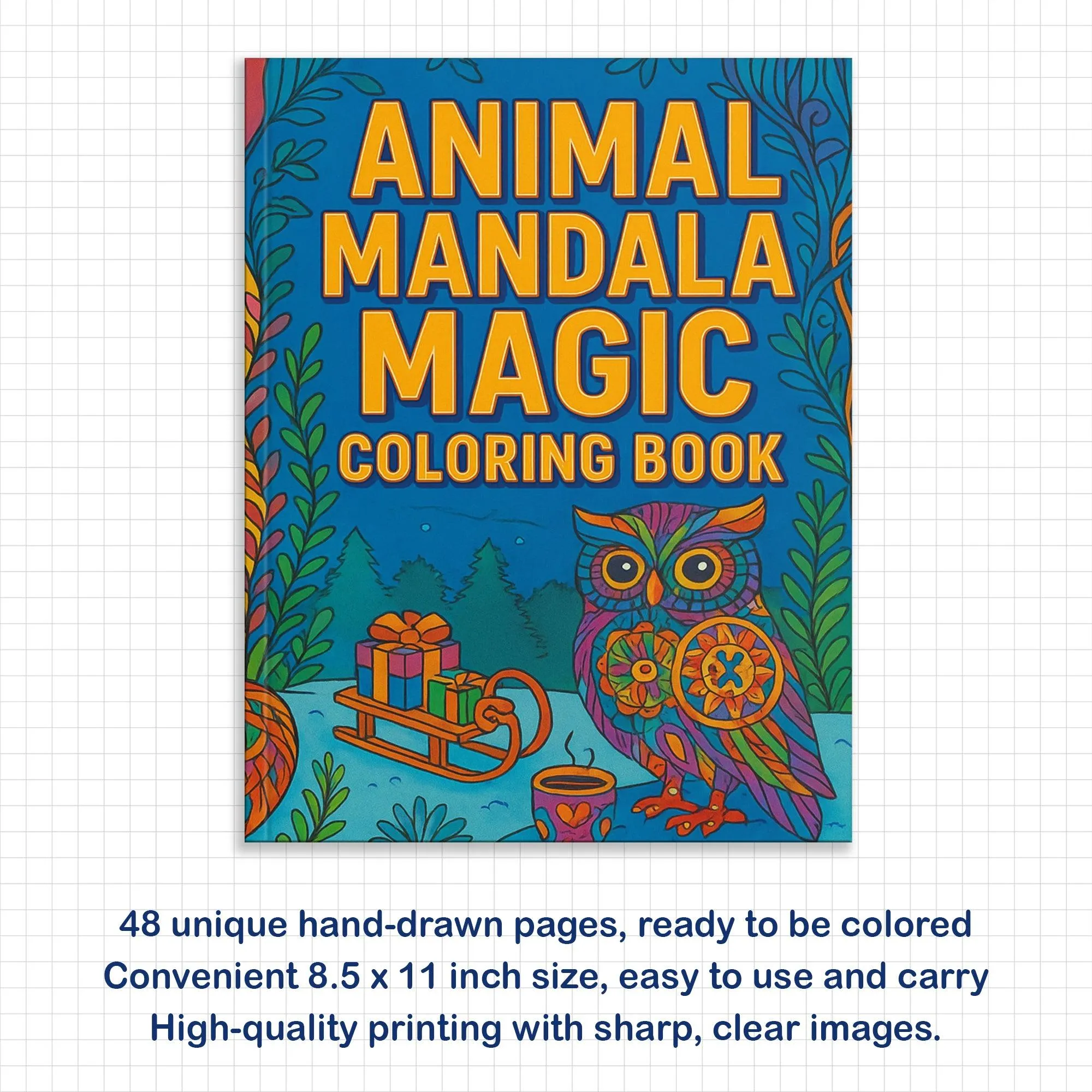 Animal Mandala Magic Coloring Pages – 48 Intricate Creatures for Adults to Color - image 4