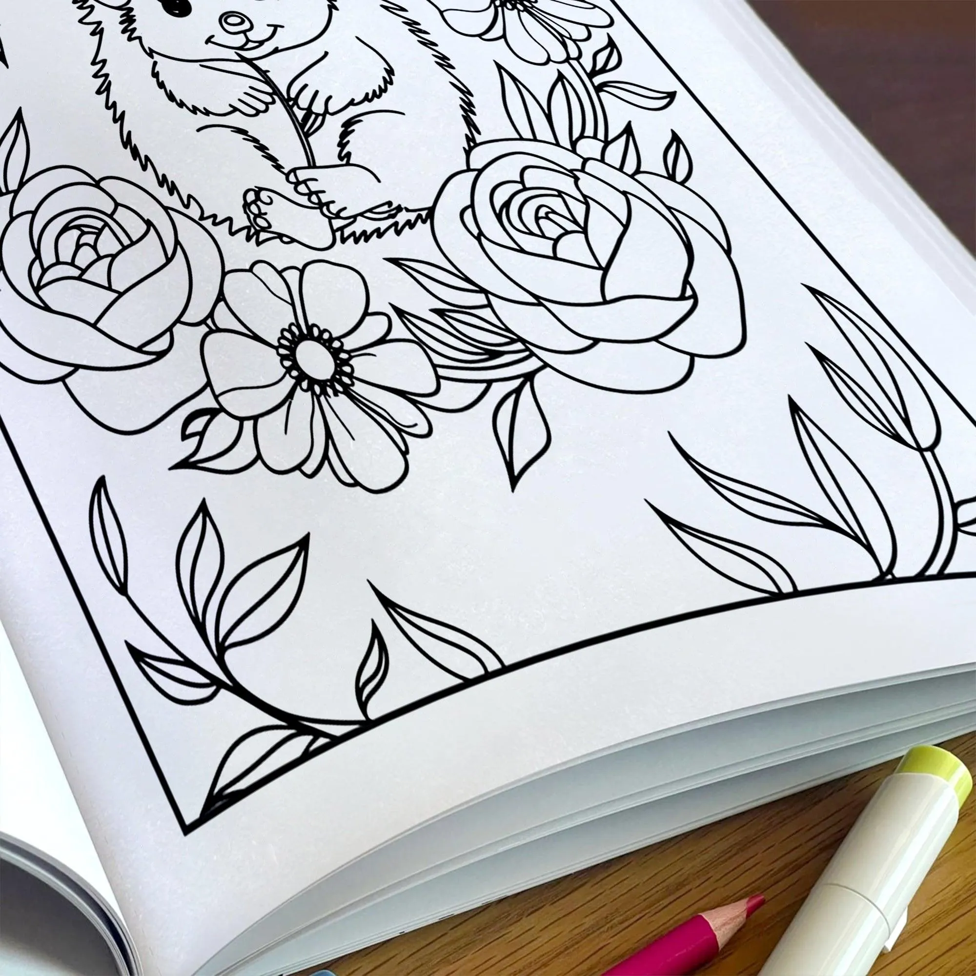 Botanical Bloom Flower Coloring Pages – 48 Floral Line Art Designs for Adults - image 5