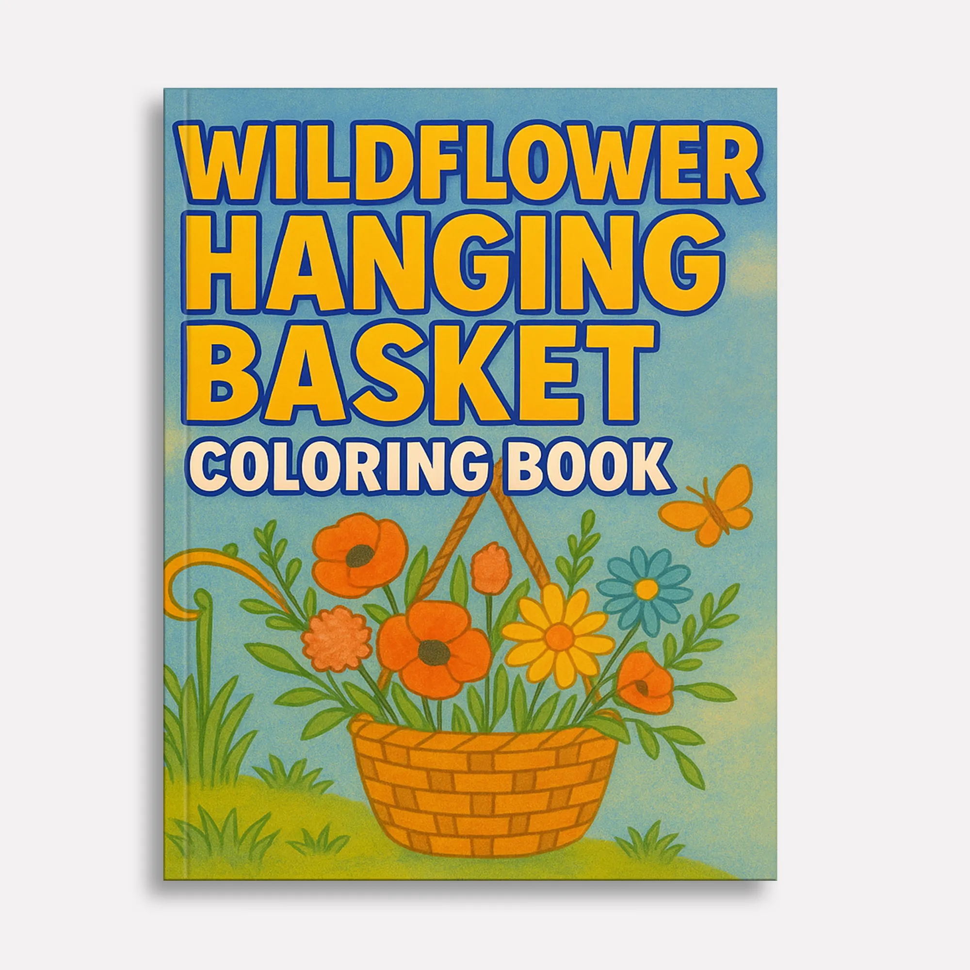 Wildflower Hanging Basket – Flower Coloring Pages – 48 Pages – Gentle, Rustic, Garden-Inspired Beauty – For Adults - image 2