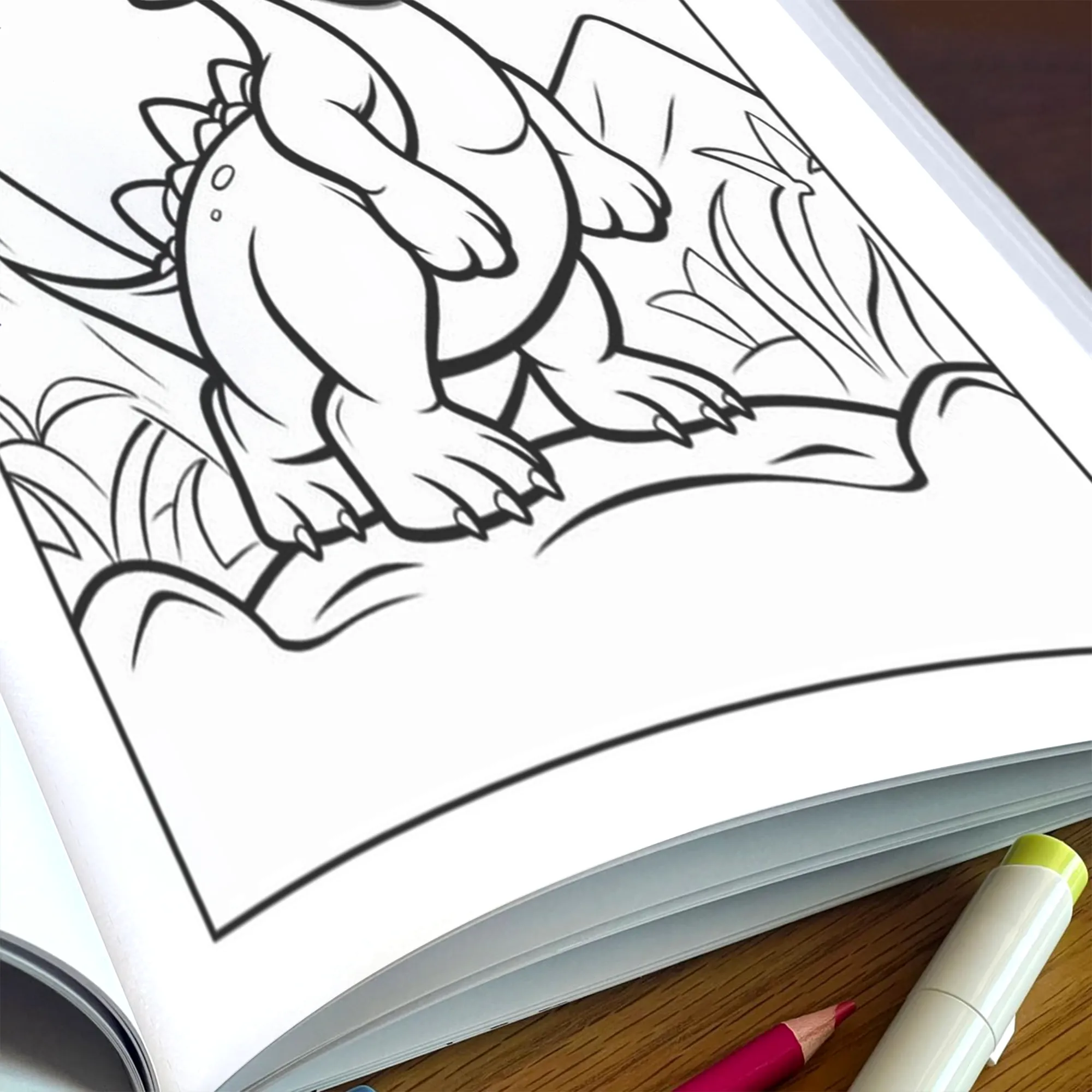 Baby Dinos at Play Coloring Pages – 48 Adorable Prehistoric Moments – For Kids - image 5
