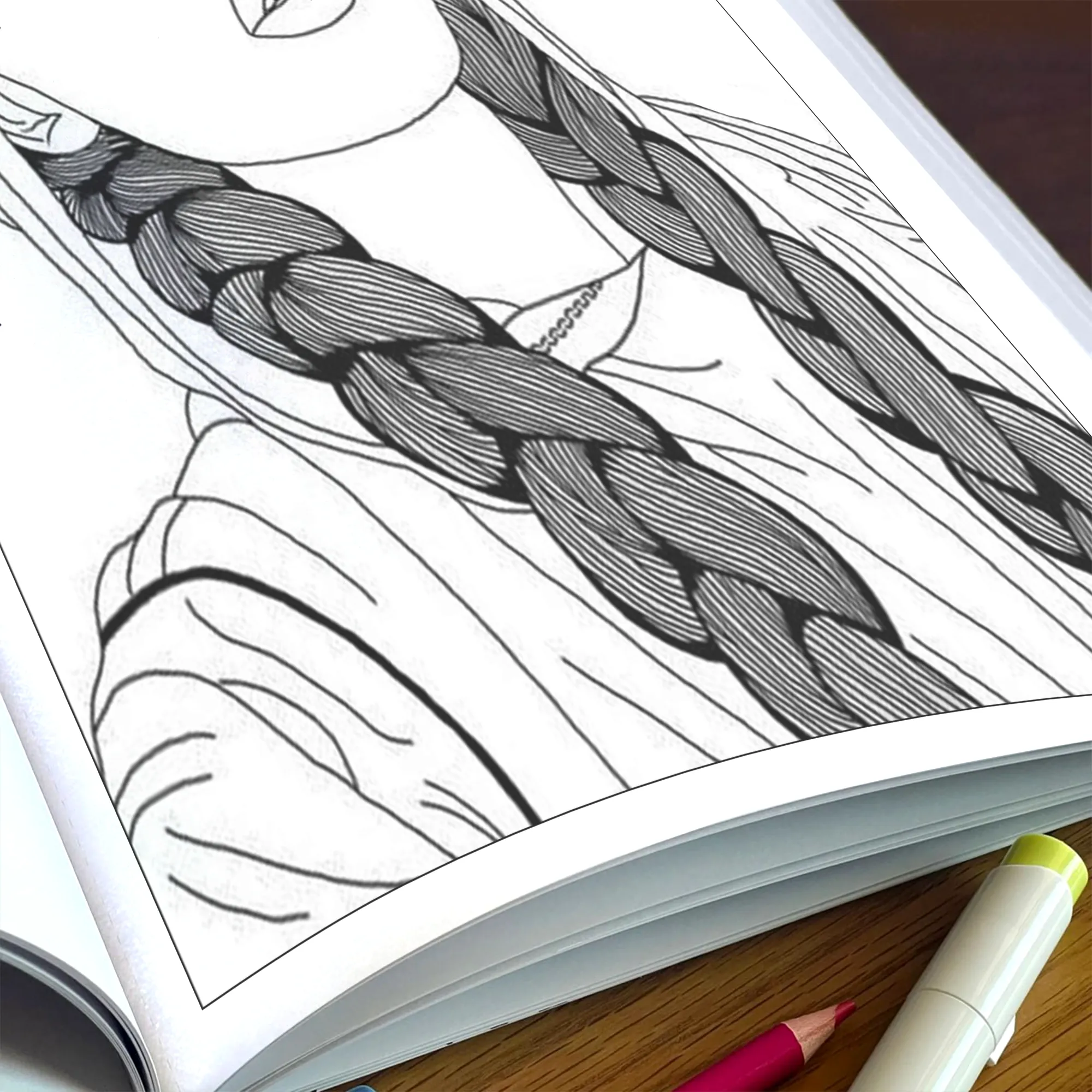Beautiful Brown Girls Coloring Pages – 48 Elegant Designs for Adults - image 6