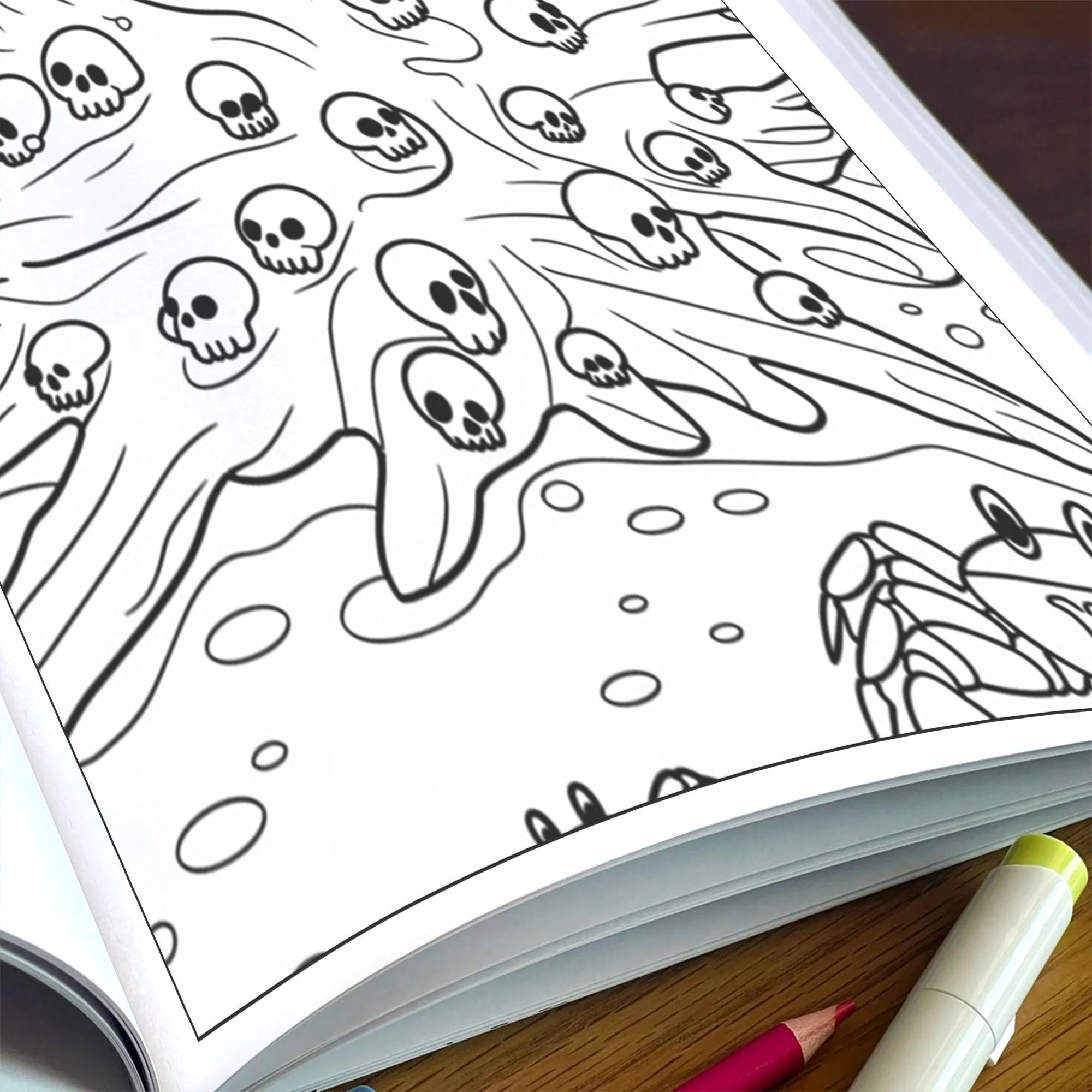 Surfing Spirits Coloring Pages – 48 Halloween in Hawaii Activities for Kids - image 5