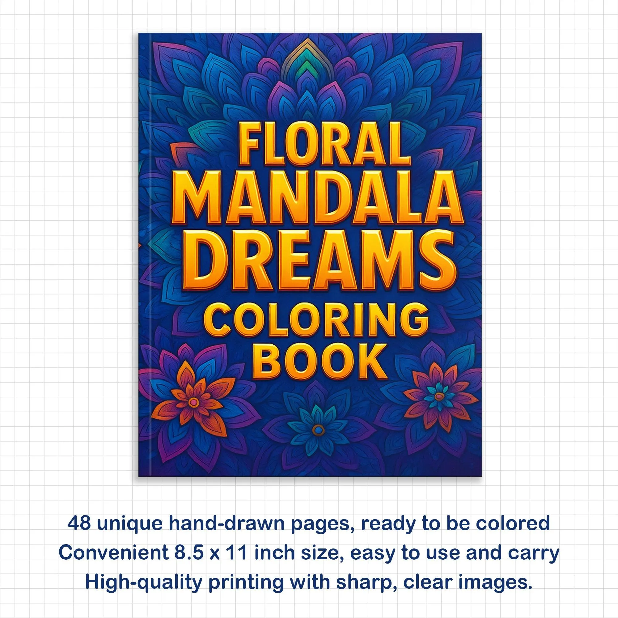 Floral Mandala Dreams Coloring Pages – 48 Flower Designs for Adults - image 3
