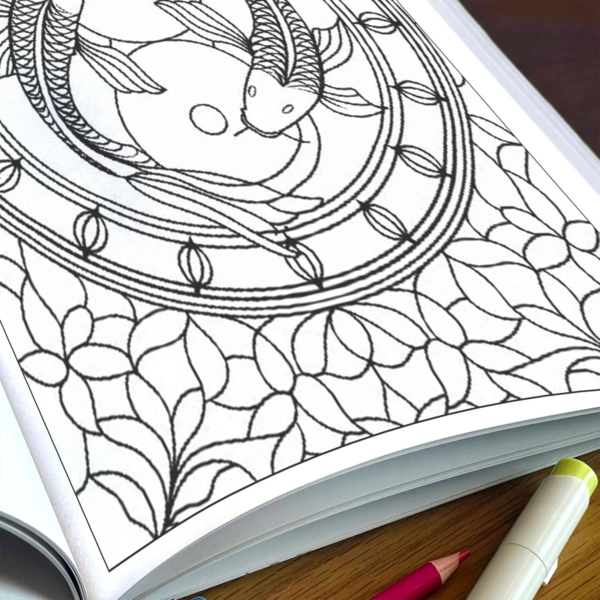 Sacred Window Mandalas – Mandala Coloring Pages – 48 Pages – Bold, Geometric, Stained Glass Style – For Adults - image 5
