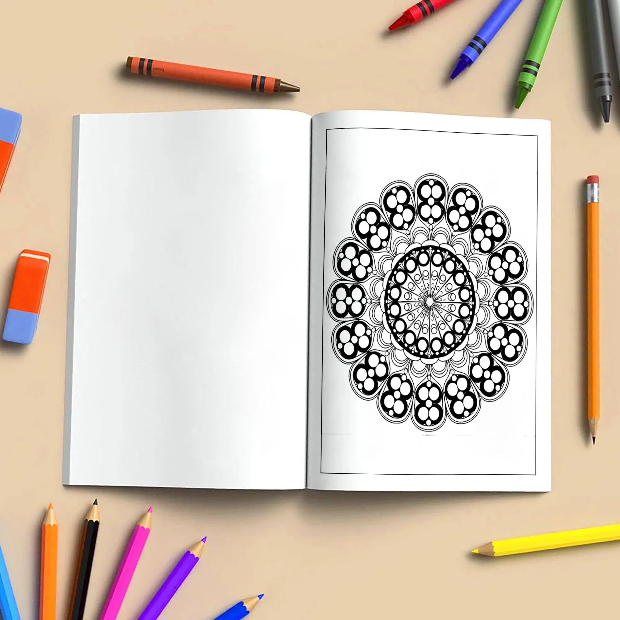 Elegant Mandala Bloom Coloring Pages – 48 Relaxing Floral Circle Patterns for Adults - image 4