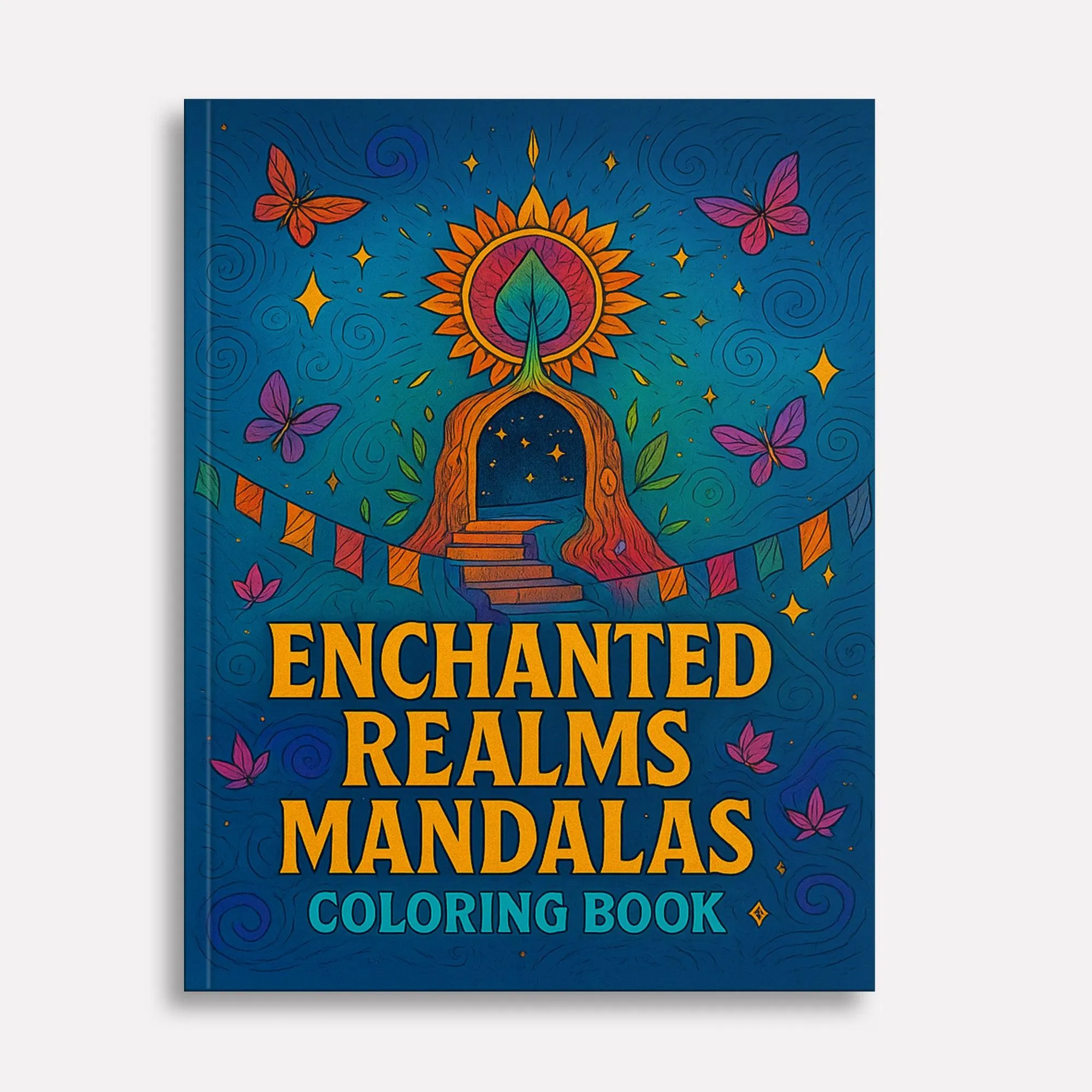 Enchanted Realms Mandalas Coloring Pages – 48 Fantasy Designs of Sacred Nature - For Adults - image 2