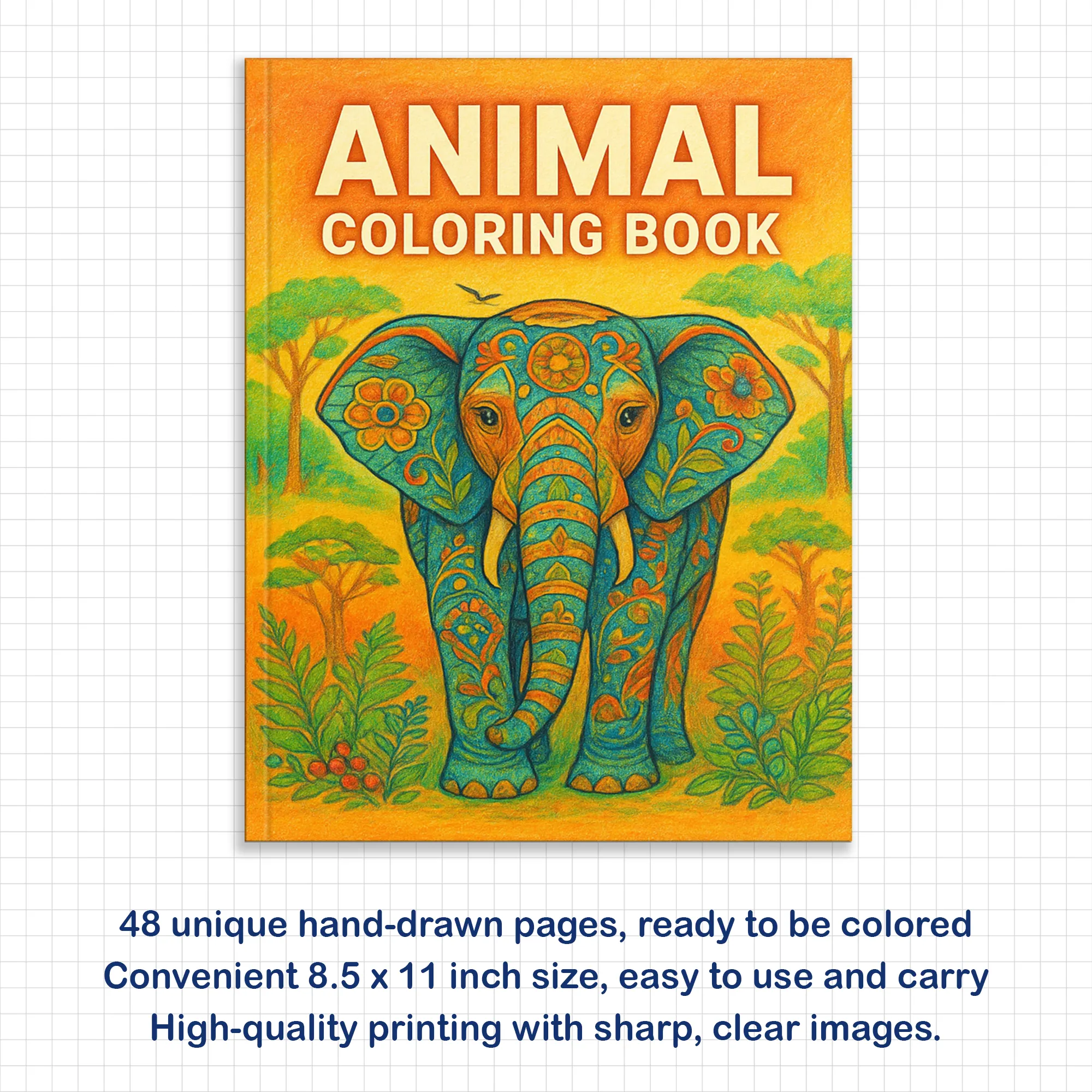 Animal Coloring Book - Coloring Fun with Rhinos, Monkeys, Lions & More - image 3