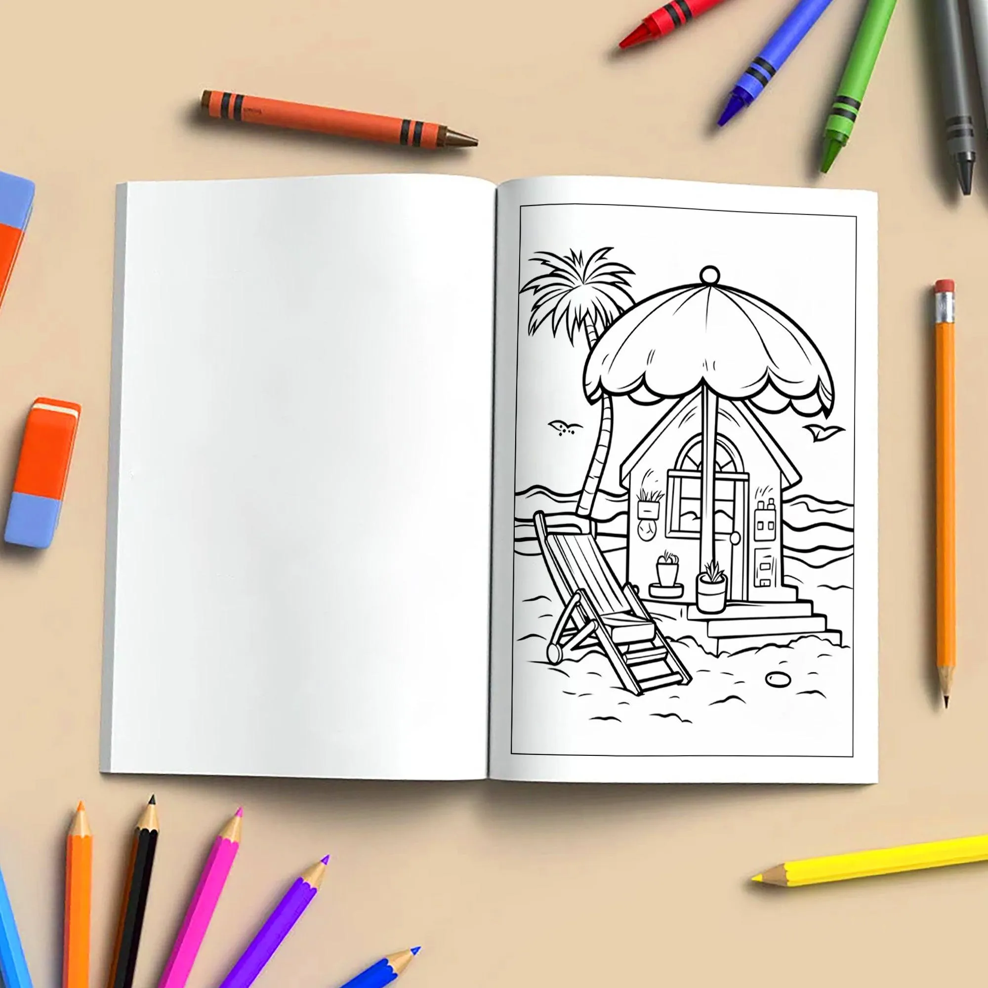 Hawaii Kids Coloring Pages – 48 Cute Beach and Vacation Designs – For Kids - image 4