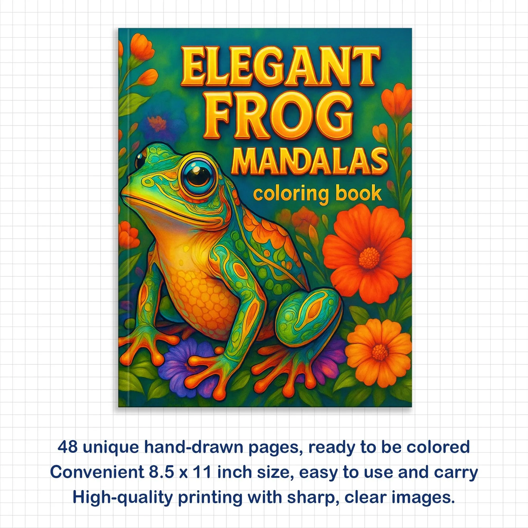 Elegant Frog Mandalas – 48 Intricate Coloring Pages for Adults - image 3