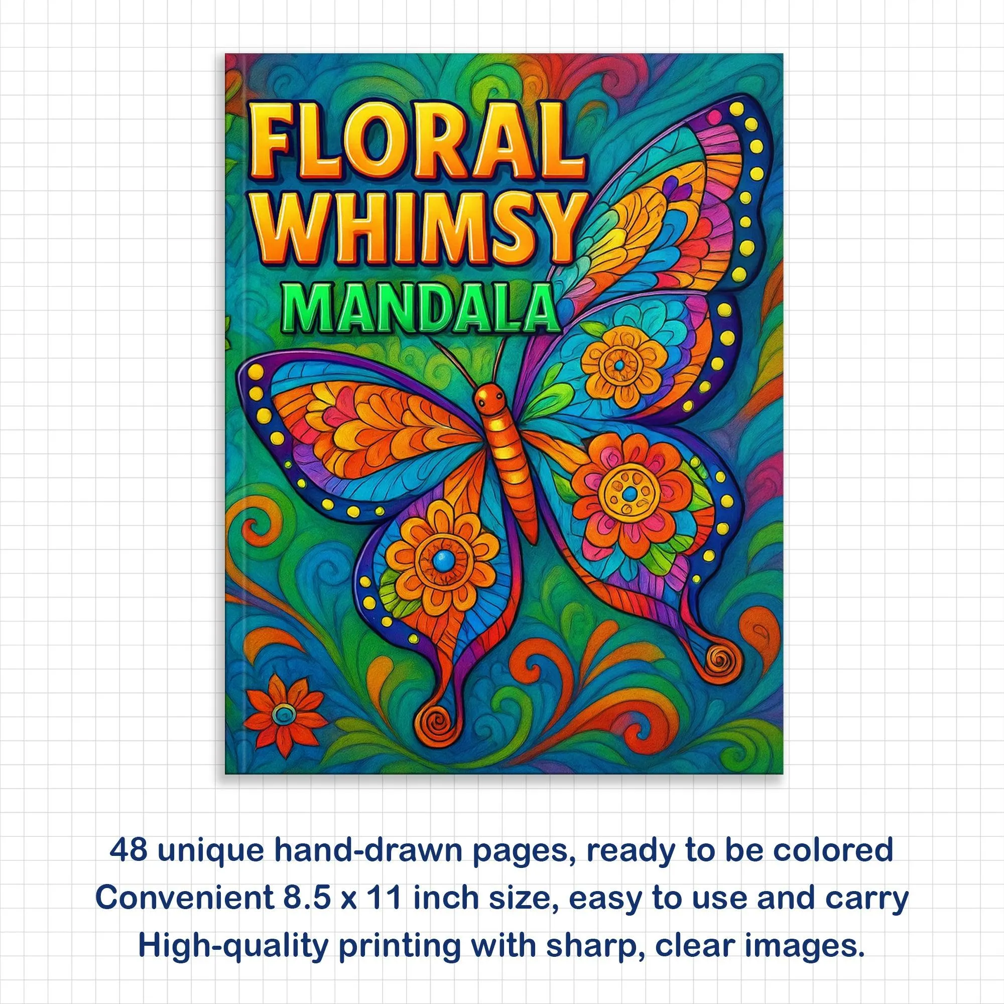 Floral Whimsy Mandala Coloring Pages – 48 Intricate Designs for Adults - image 2