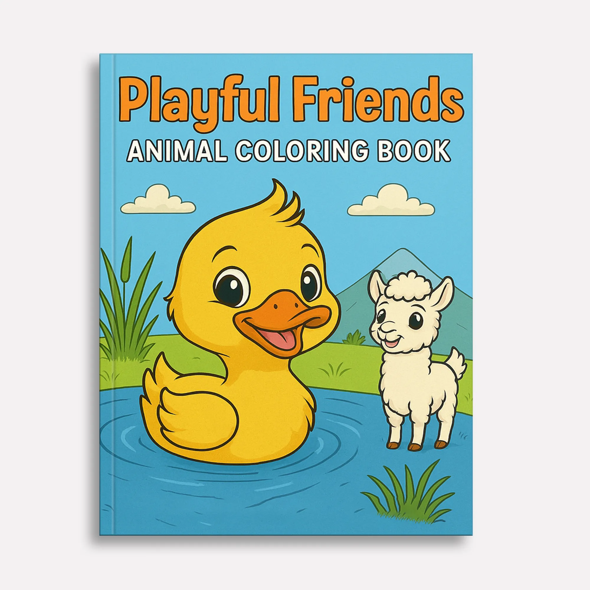 Playful Animal Friends Coloring Pages – 48 Whimsical Designs for Adults - image 2