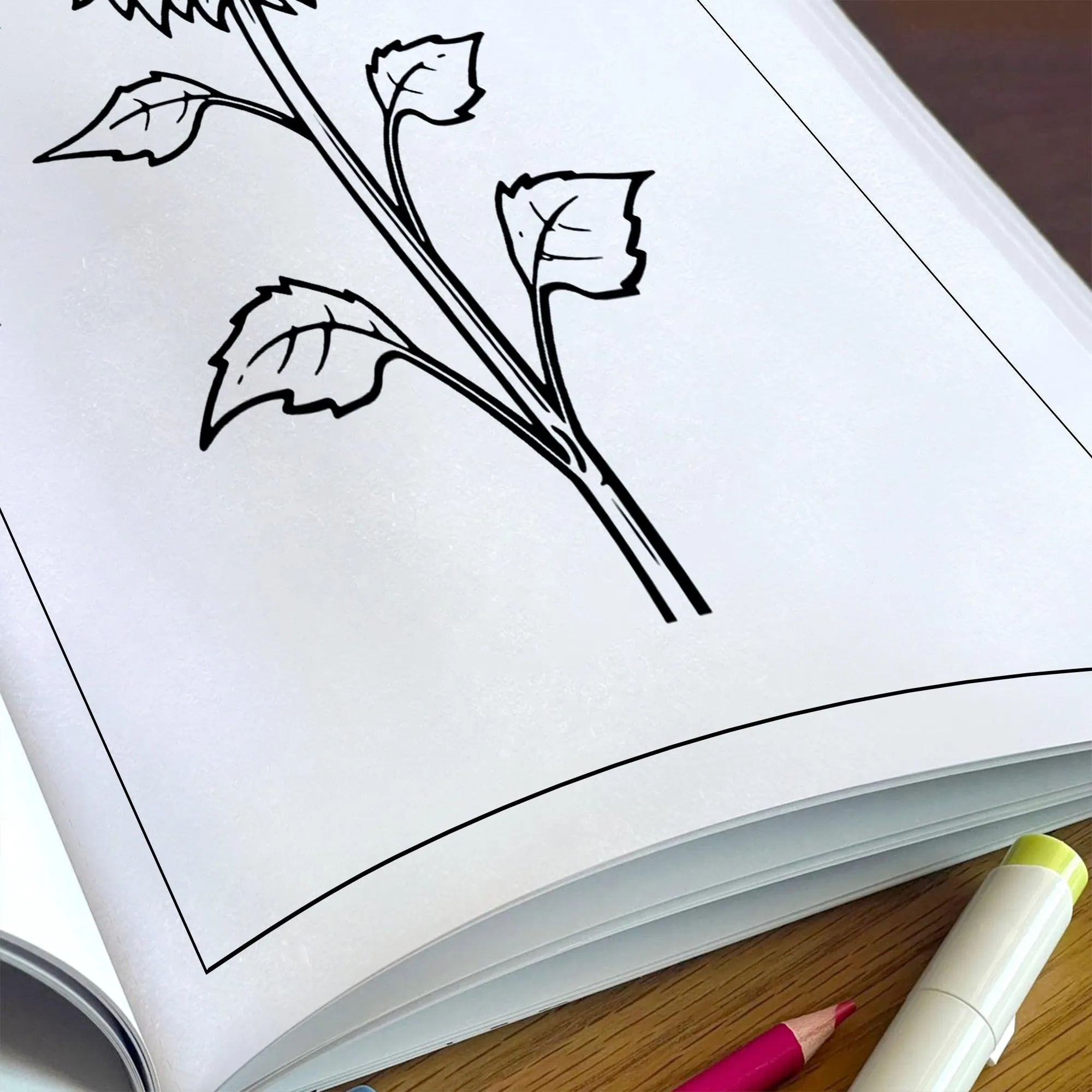 Sunlit Blooms Flower Coloring Pages – 48 Hand-Drawn Floral Designs for Adults - image 5
