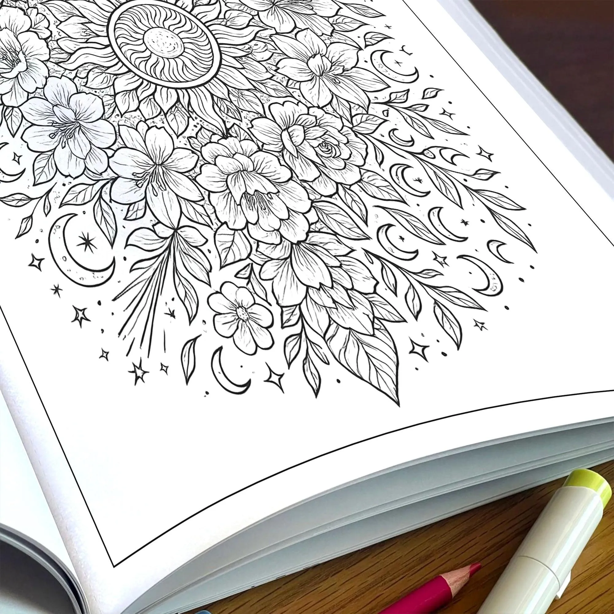 Mystical Nature Mandalas Coloring Pages – 48 Intricate Designs of Forests, Oceans, Crystals & Cosmos for Adults - image 6