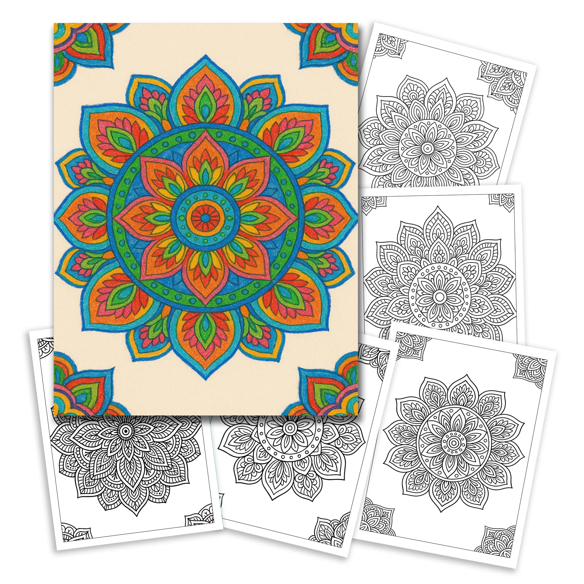 Mandala Coloring Book - Relaxing and Intricate Designs to Color - image 2