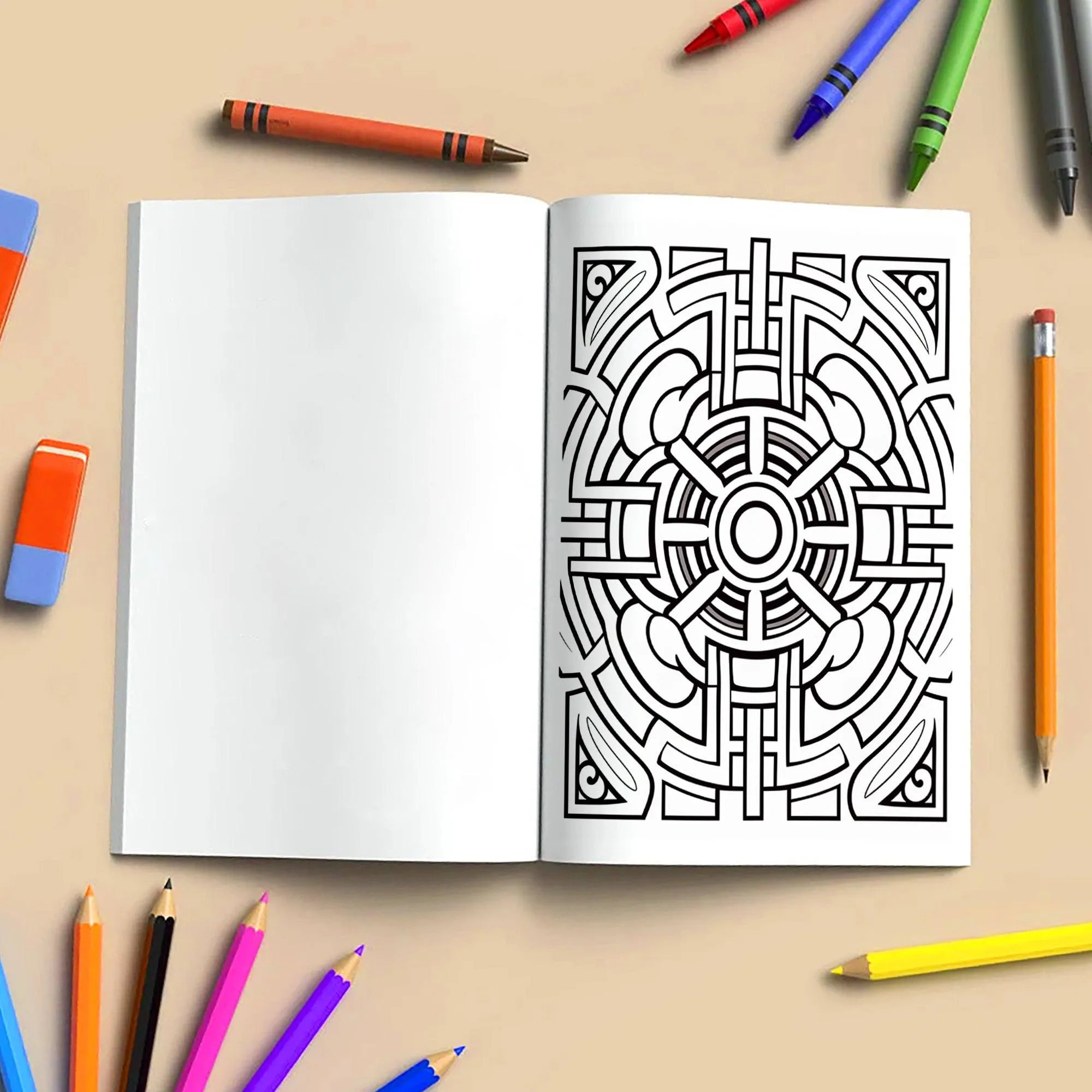 Plumbing Mandalas Coloring Pages – 48 Industrial Pipe Art Designs for Adults - image 4