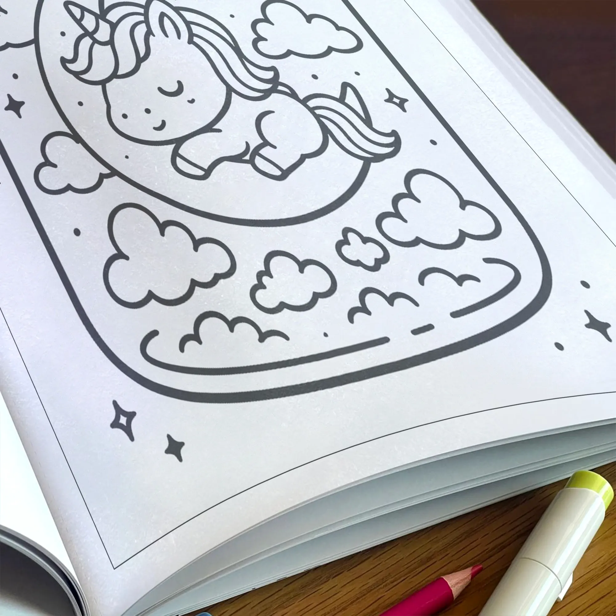 Kawaii Unicorn Coloring Book – Cute Magical Creatures in Glass Jars - image 6