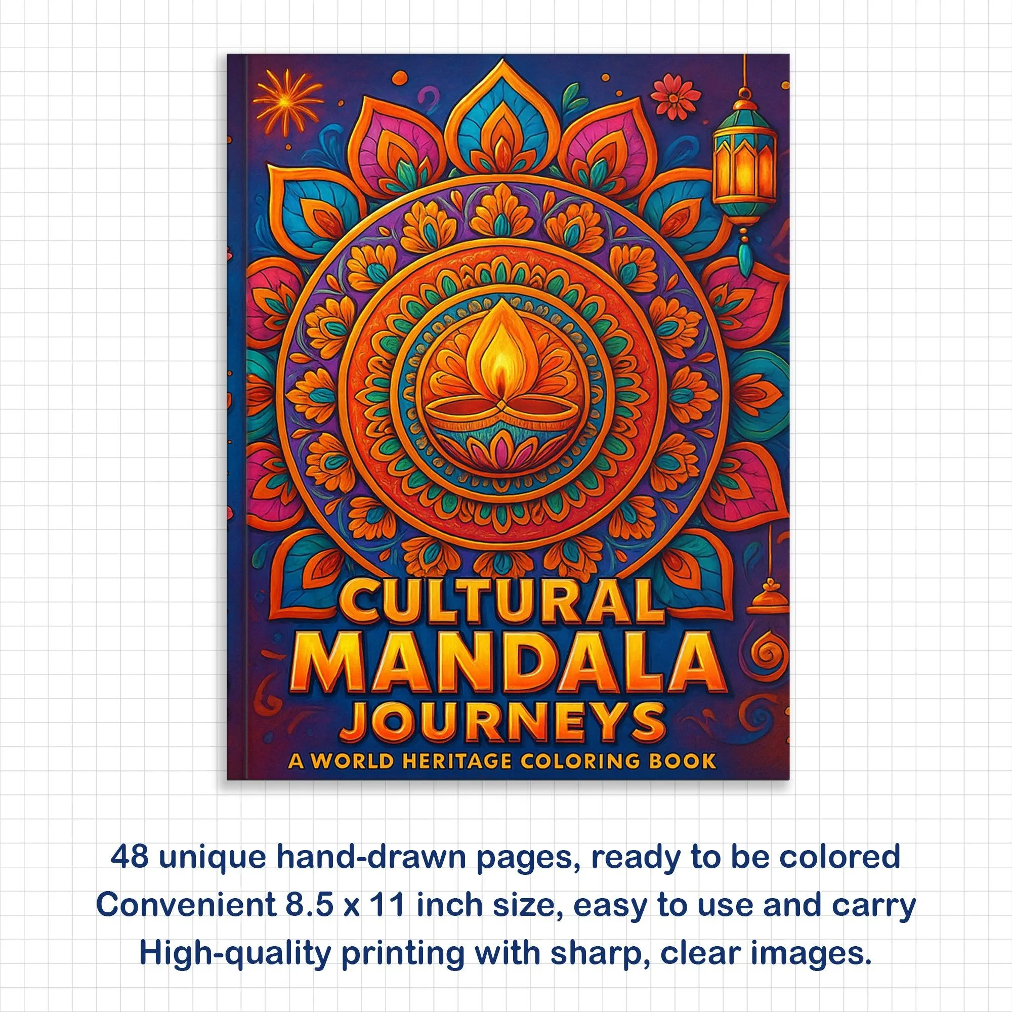 Cultural Mandala Journeys Coloring Pages – 48 Festive and Symbolic Designs for Adults - image 3