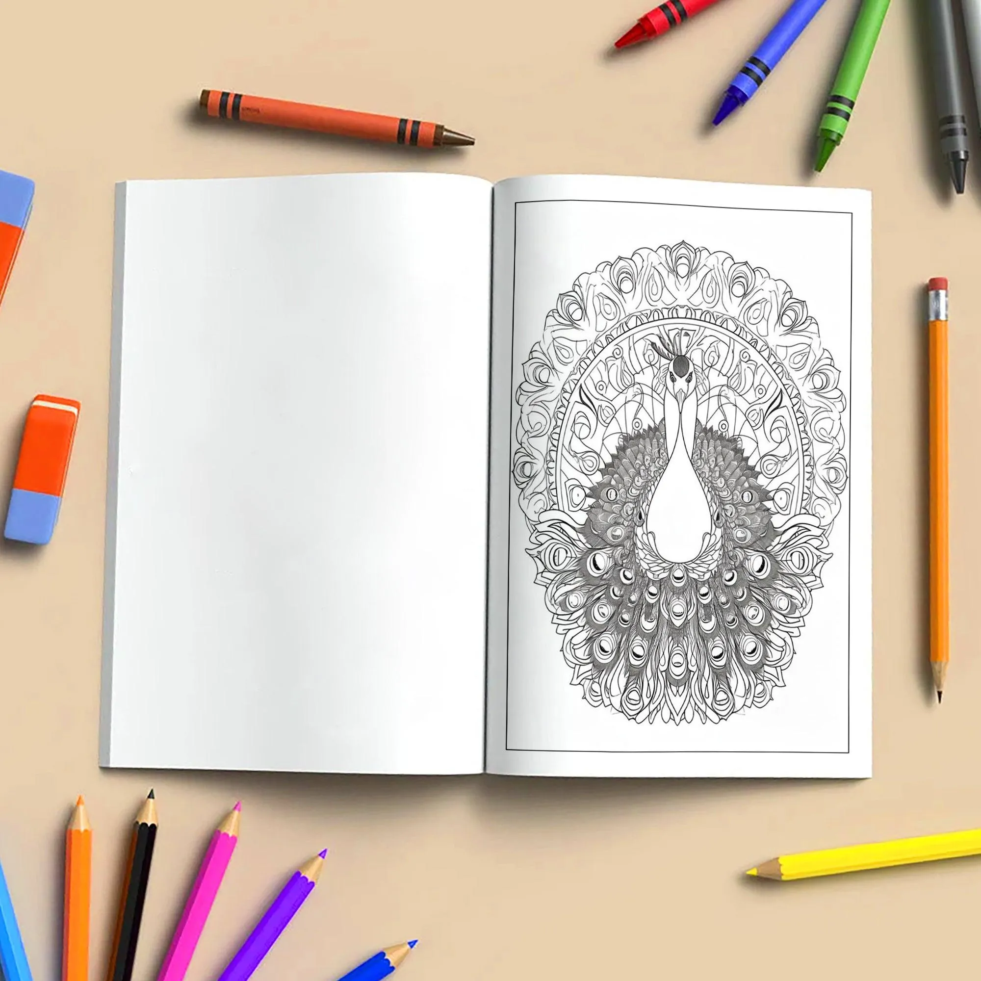 Feathered Mandalas Coloring Pages – 48 Intricate Bird Designs for Adults - image 4