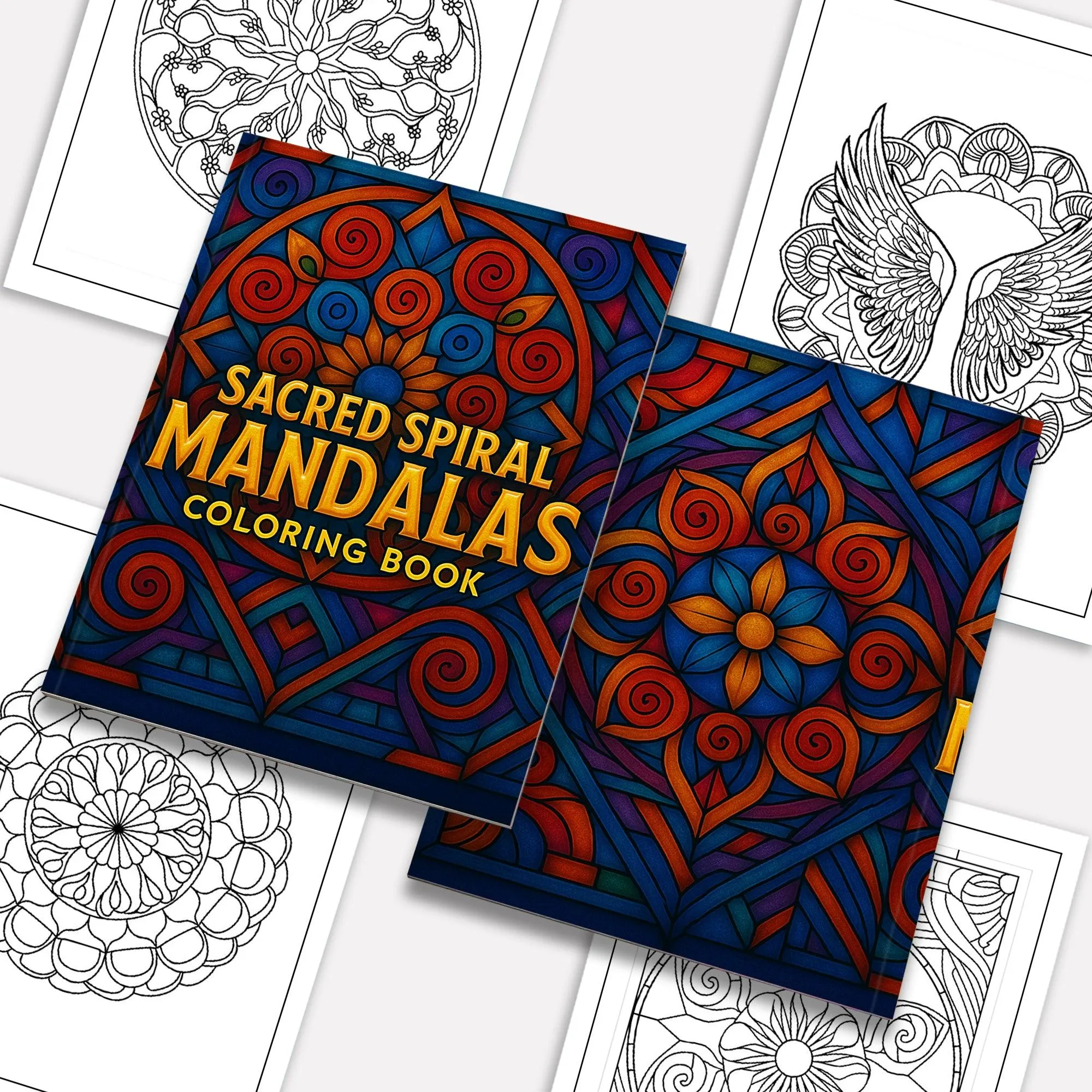 Sacred Spiral Mandalas Coloring Pages – 48 Hypnotic Geometric Art for Adults - image 5