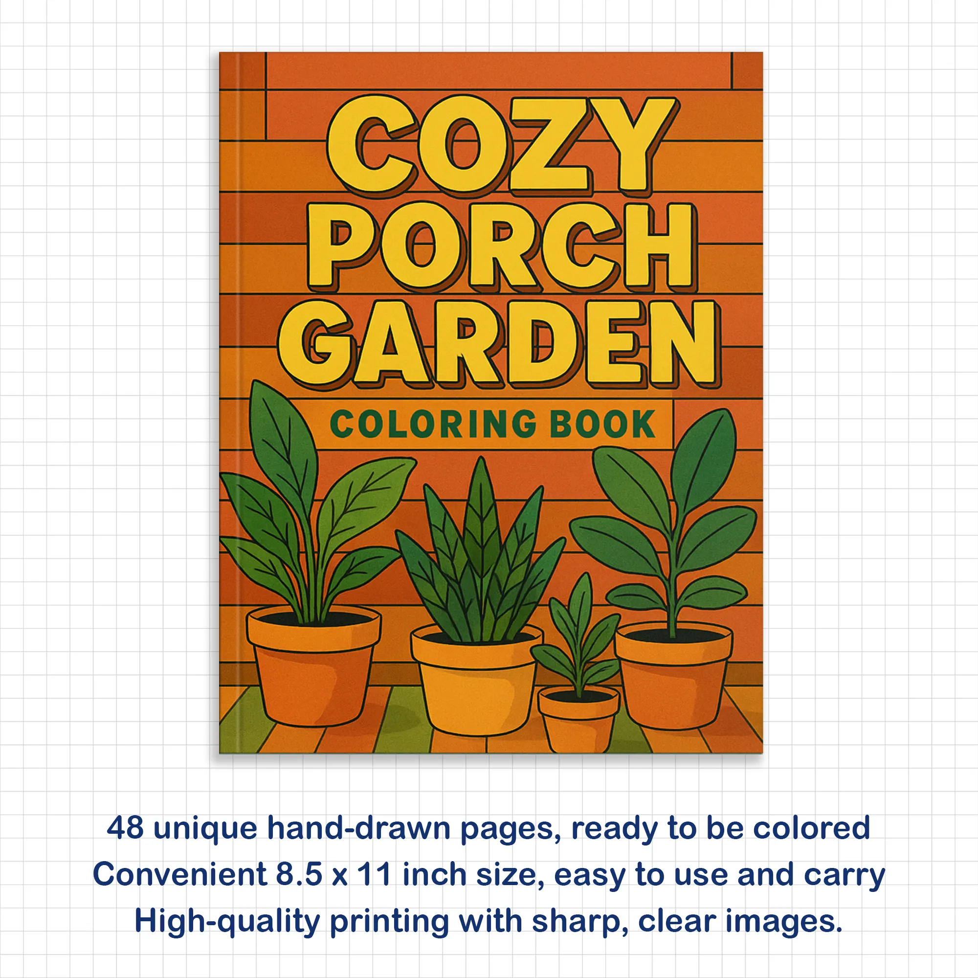 Cozy Porch Garden Coloring Pages for Kids – 48 Fun and Easy Nature Scenes - image 3