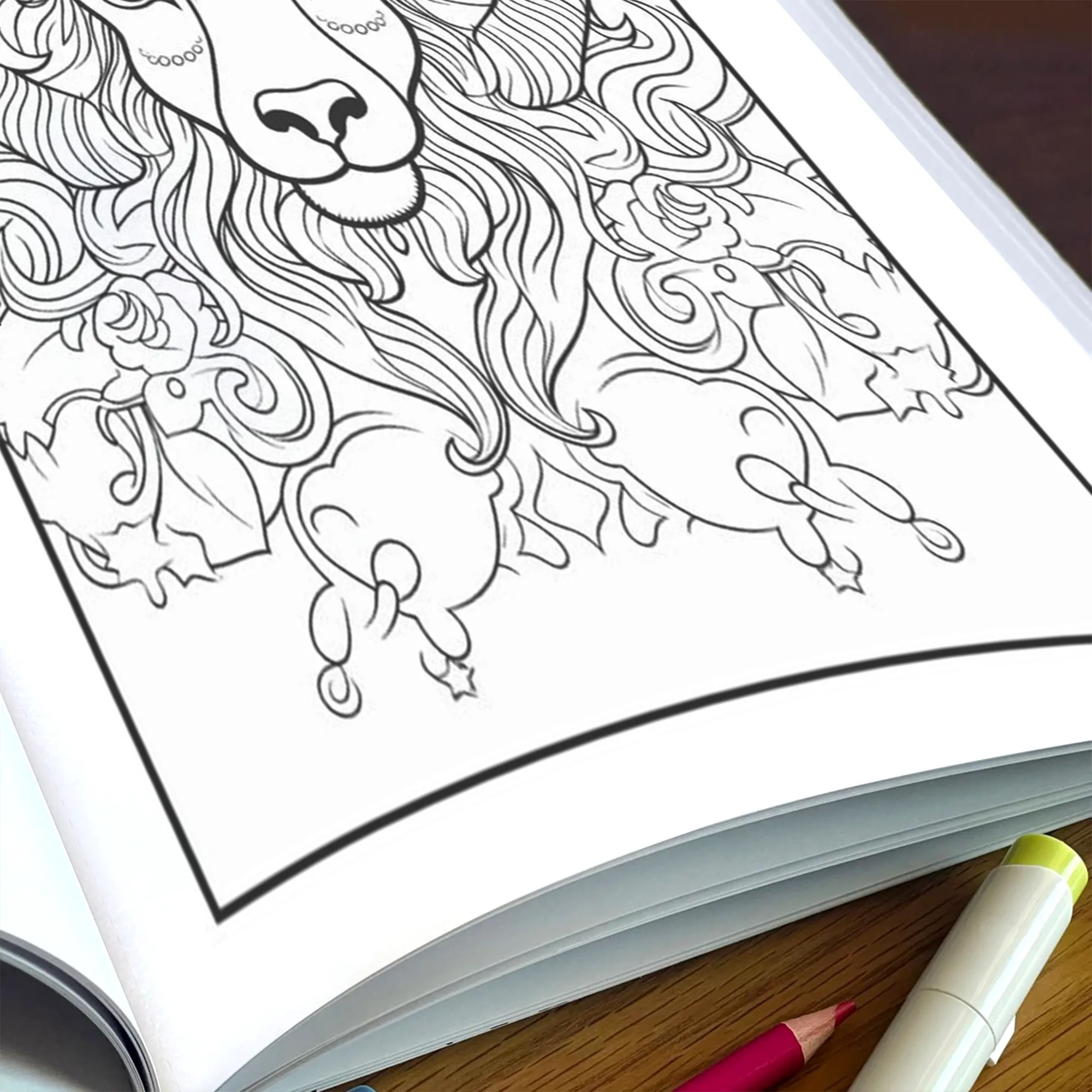 Starlit Zodiac Mandalas – Zodiac Coloring Pages – 48 Pages – Cosmic Patterns, Horoscope Magic – For Adults - image 5