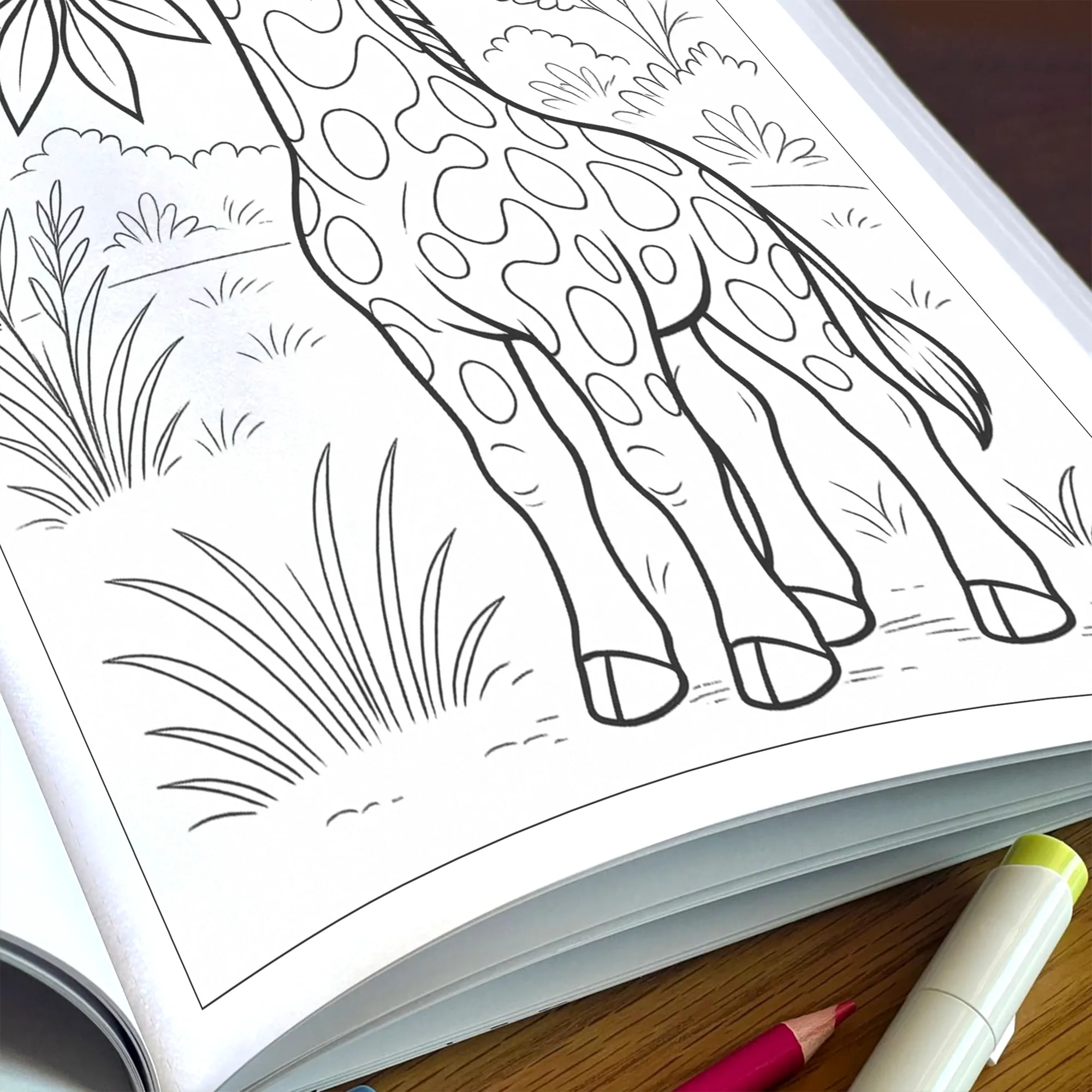 Playful Animal Friends Coloring Pages – 48 Whimsical Designs for Adults - image 6