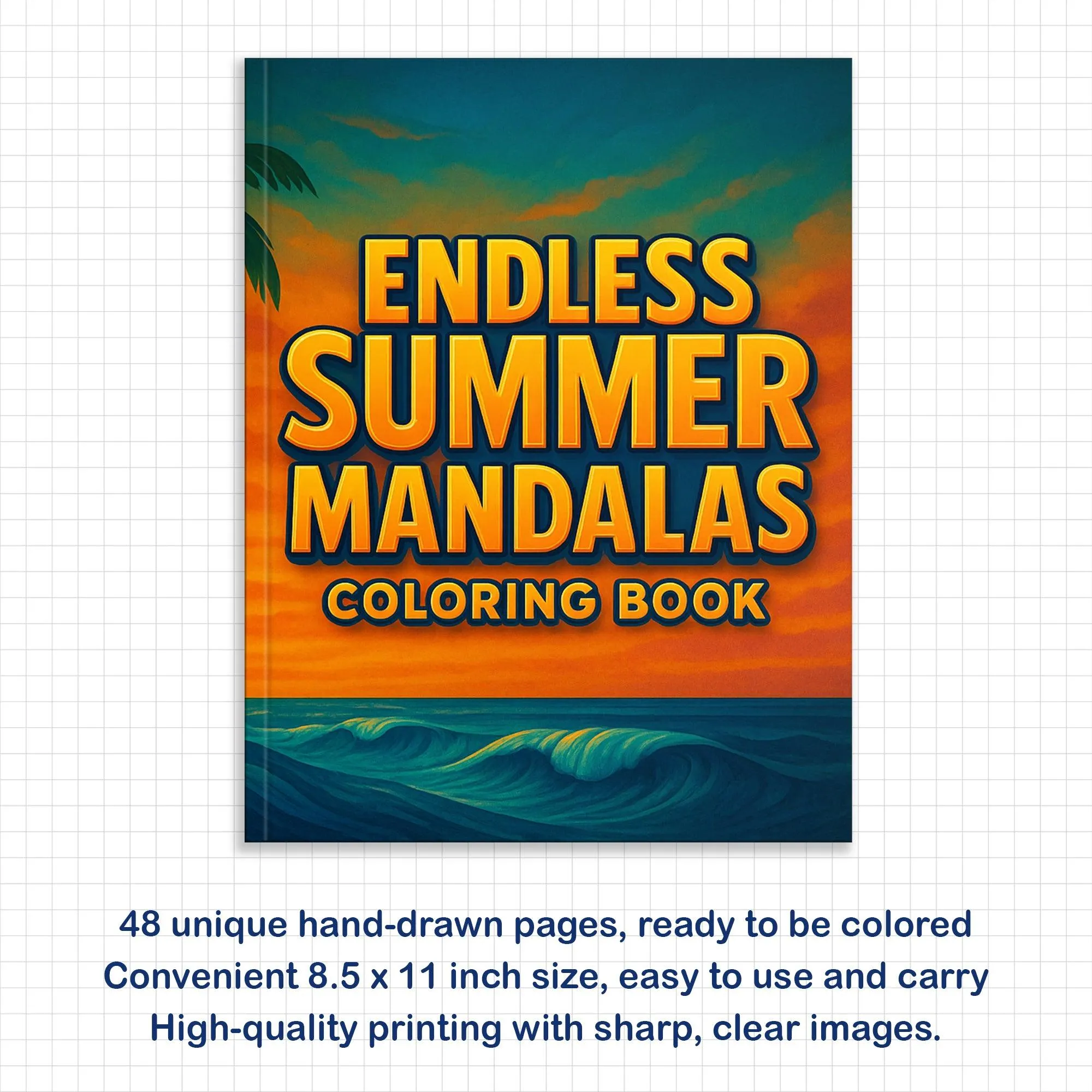 Endless Summer Mandalas Coloring Pages – 48 Relaxing Tropical Designs for Adults - image 3