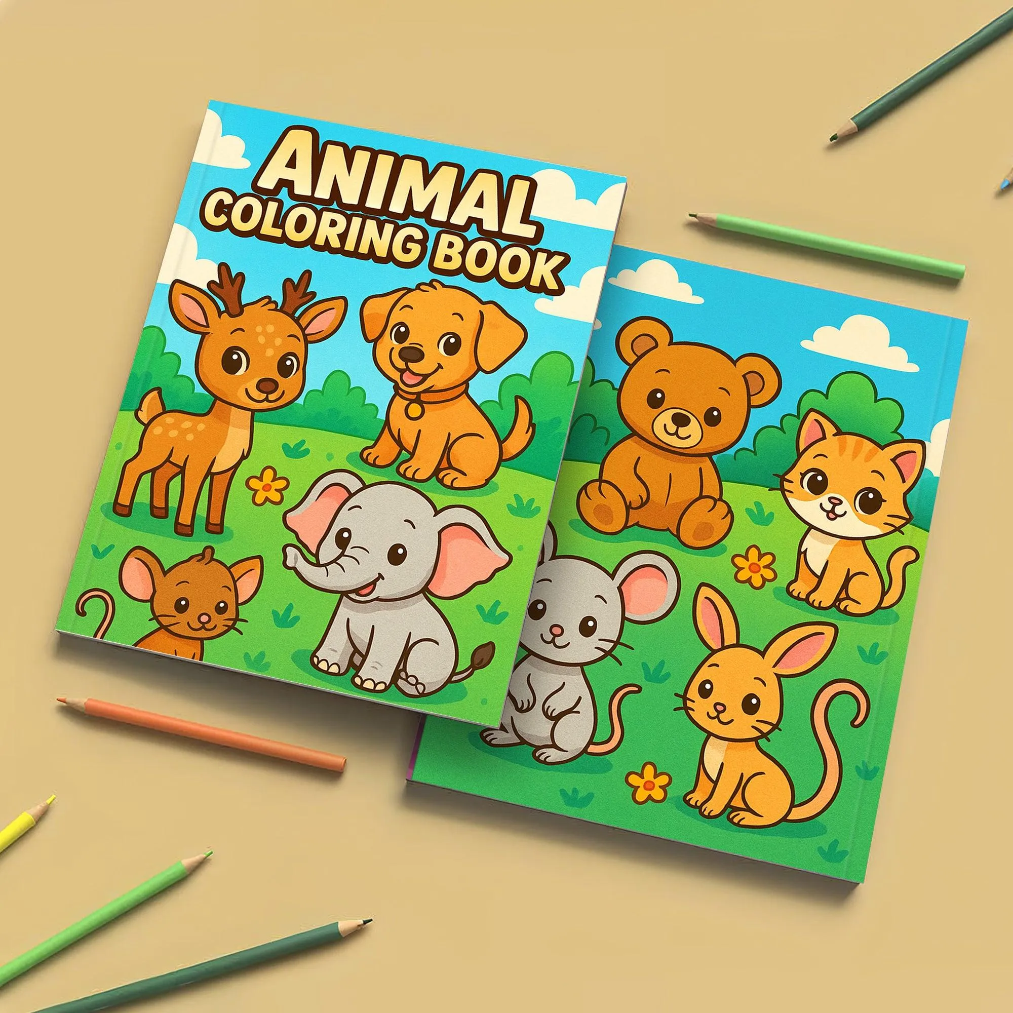 Animal Coloring Book - Fun and Easy Designs of Lions, Giraffes, Elephants & More - image 7