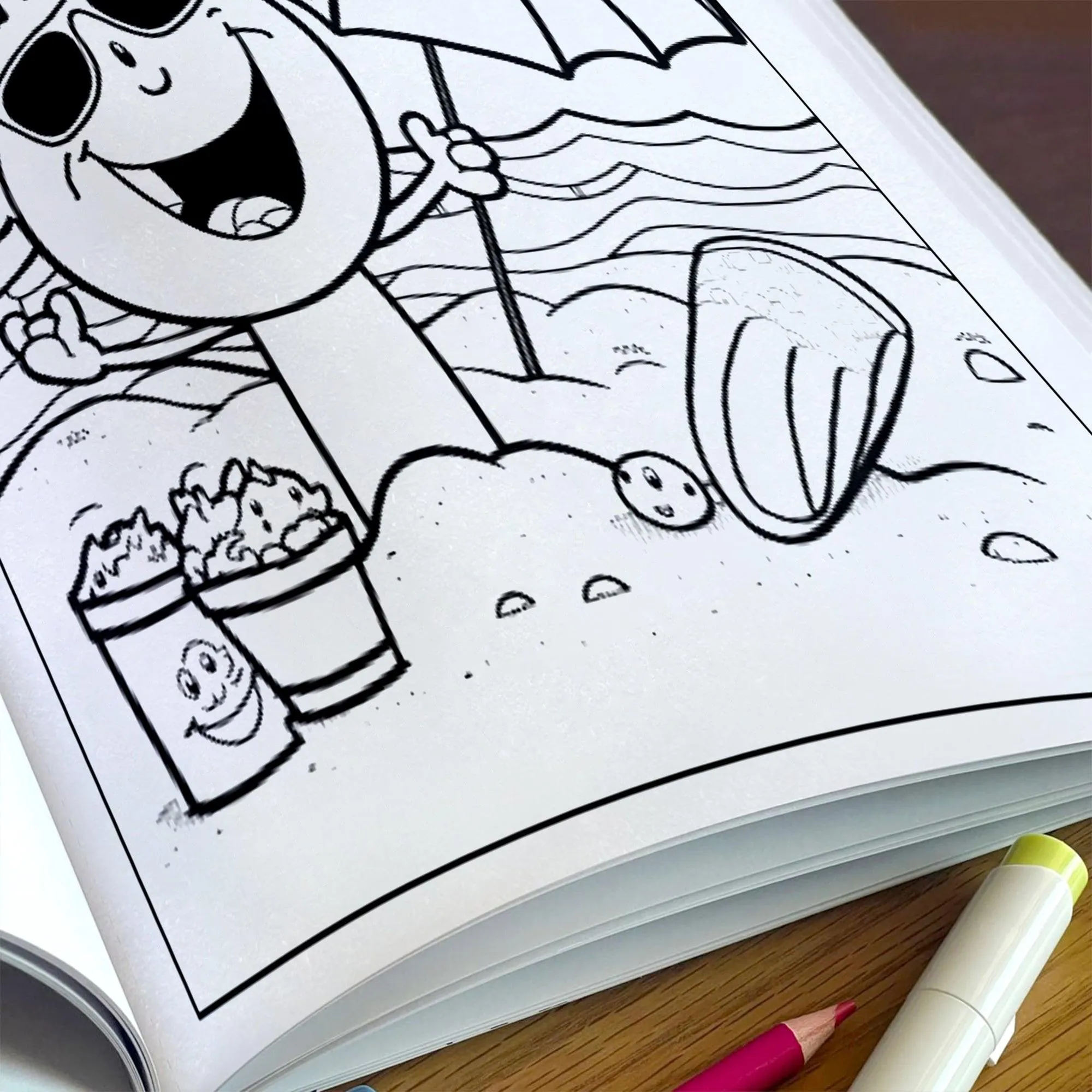 Kawaii Island Fun Hawaii Coloring Pages – 48 Adorable Beach and Ocean Illustrations for Kids - image 5