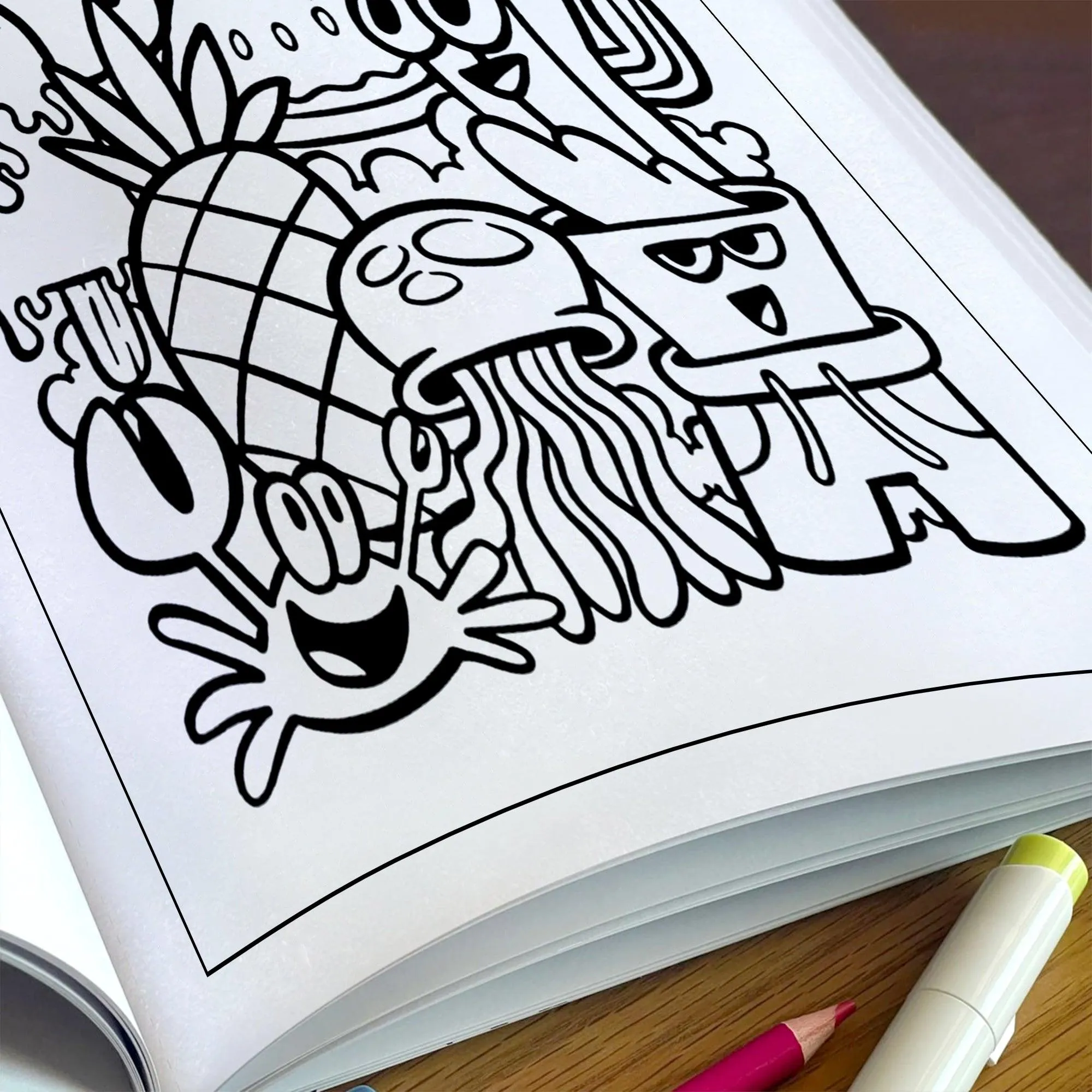 Aloha Doodle Days – Hawaii Coloring Pages – 48 Summer Vacation Scenes – For Kids - image 5