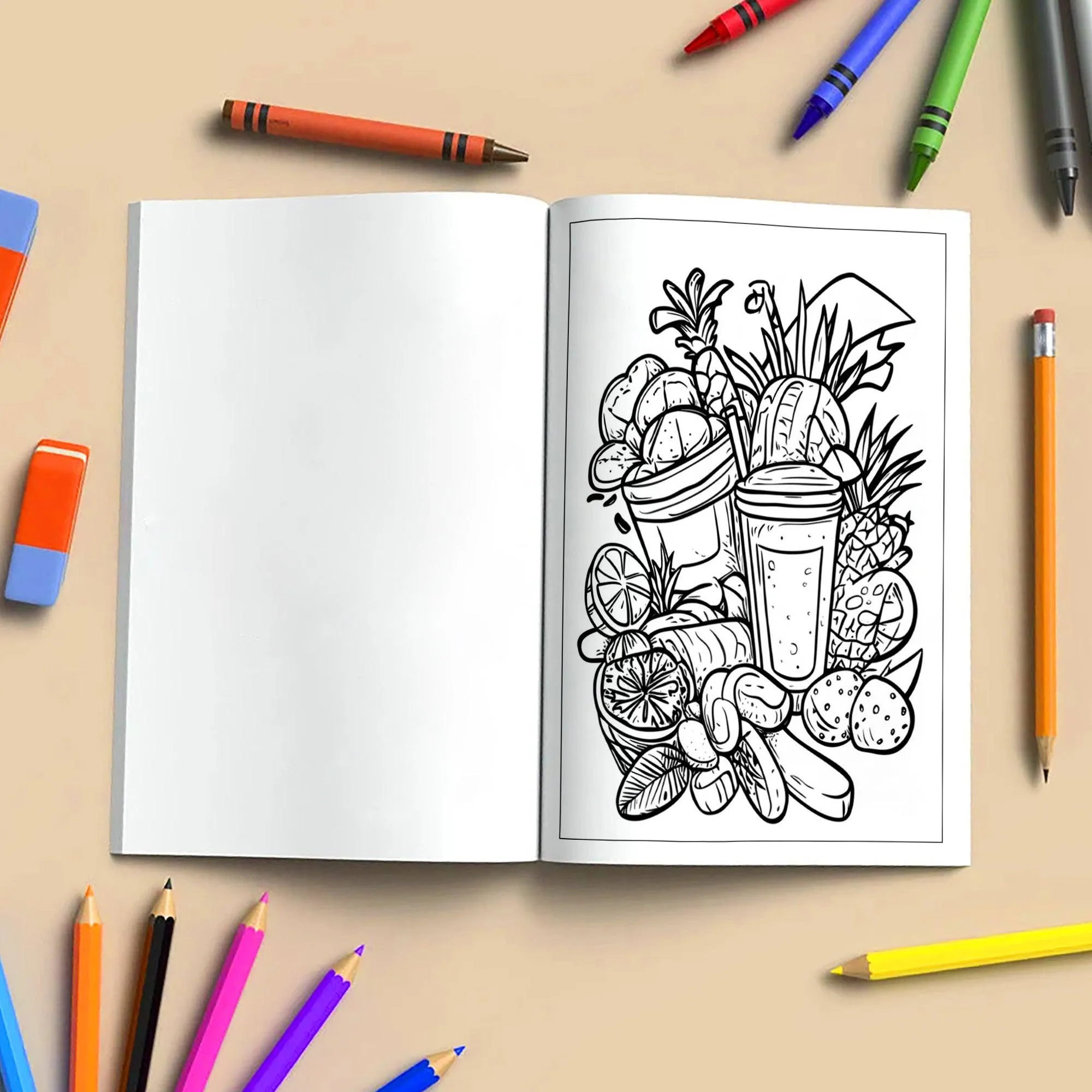 Hawaii Vibes Coloring Pages – 48 Fun and Scenic Beach Designs for Adults - image 4