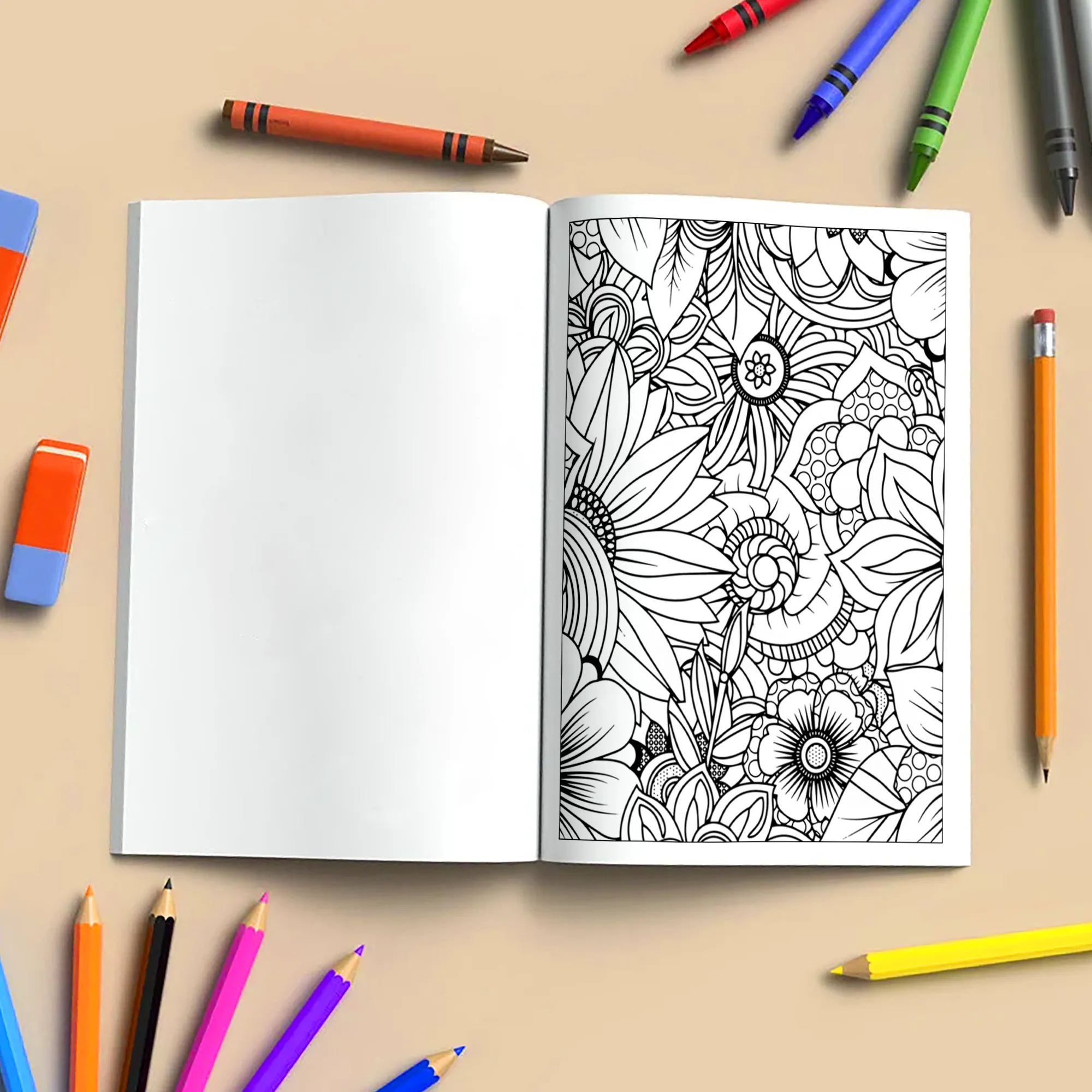 Mandala Bloom Garden Coloring Pages – 48 Floral Mandala Designs for Adults - image 4