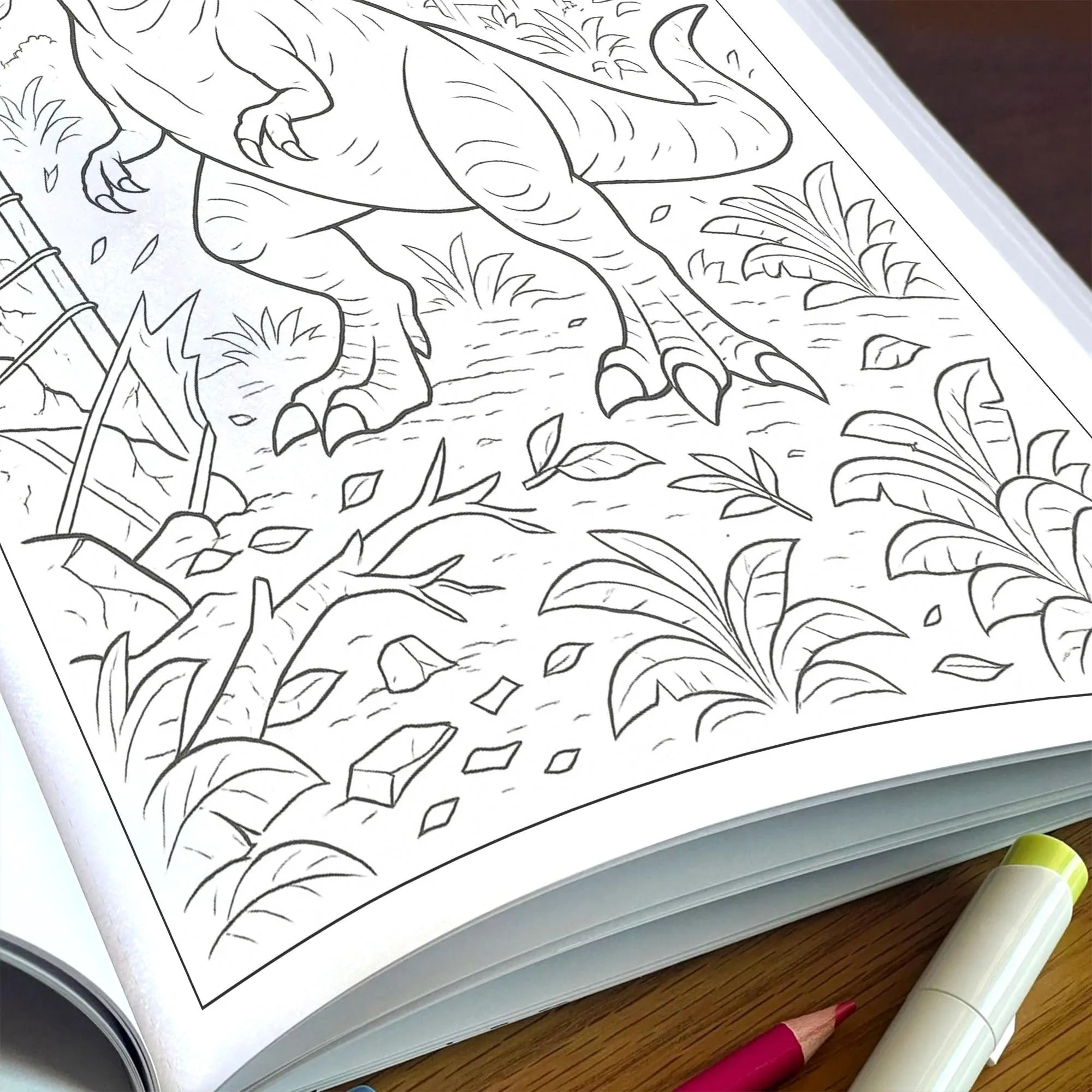 Jurassic Park Adventures – Dinosaur Coloring Pages – 48 Pages – Exciting, Wild, Prehistoric Fun – For Kids - image 5