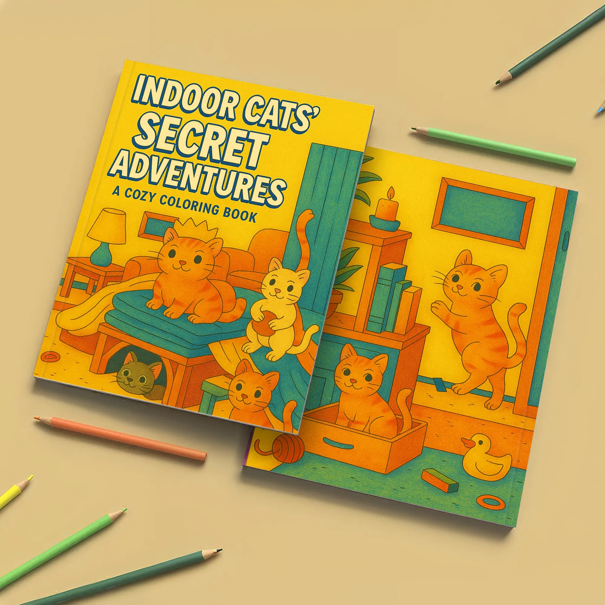 Indoor Cats’ Secret Adventures – A Whimsical Coloring Book for Cat Lovers - image 7